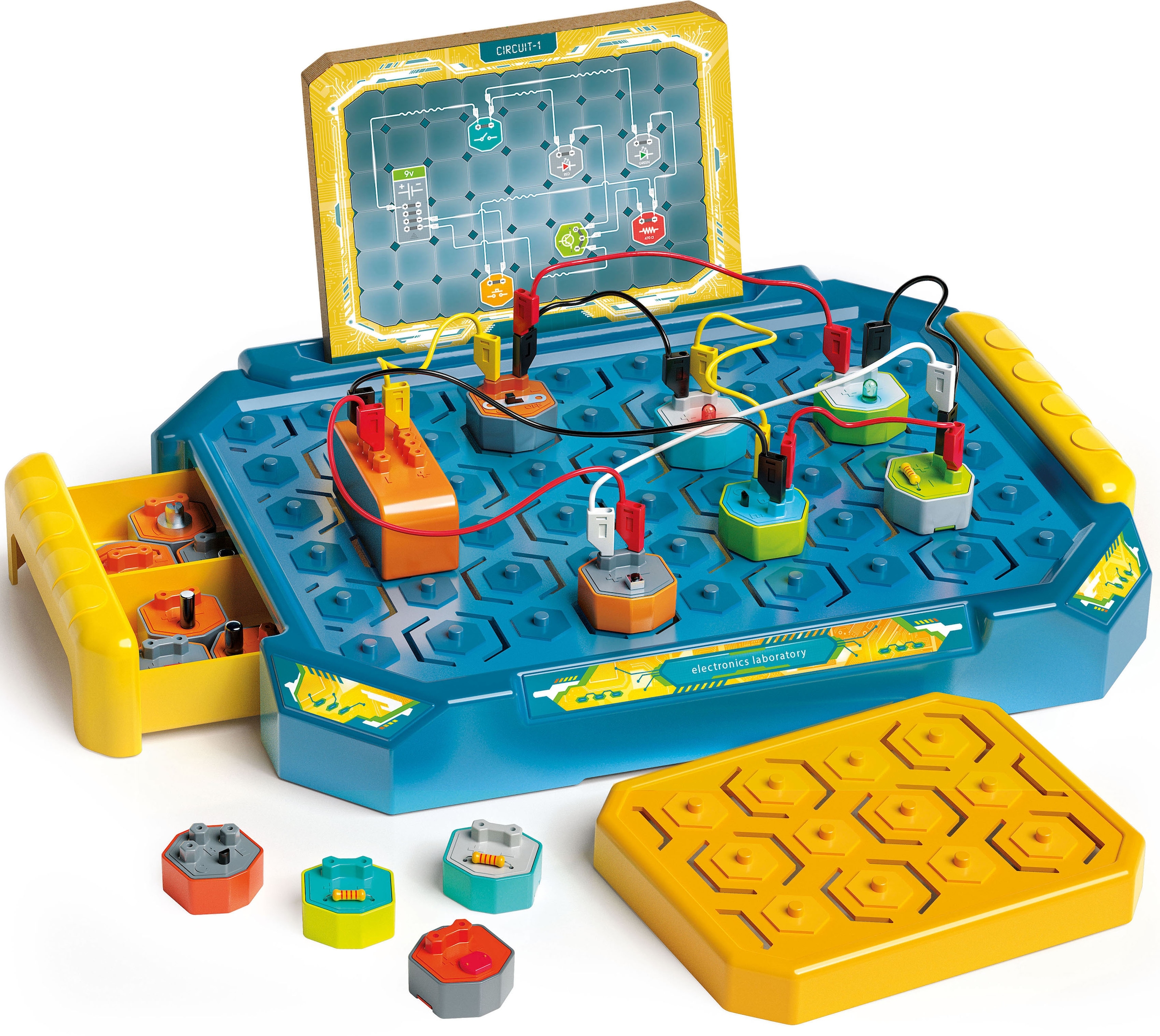 Clementoni® Experimentierkasten »Galileo, Mein Elektro-Labor«