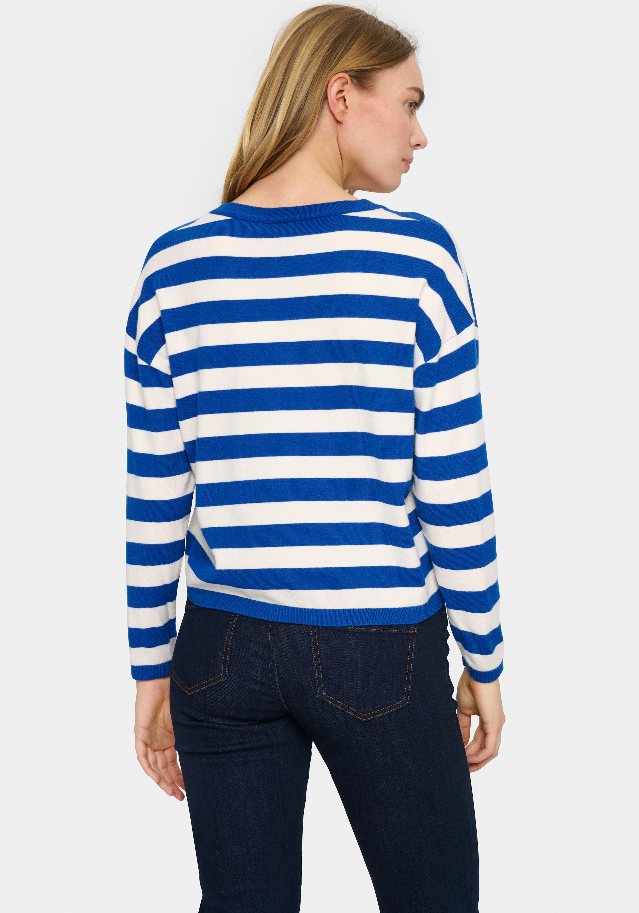 Saint Tropez Strickpullover »FikamSZ V-Neck«