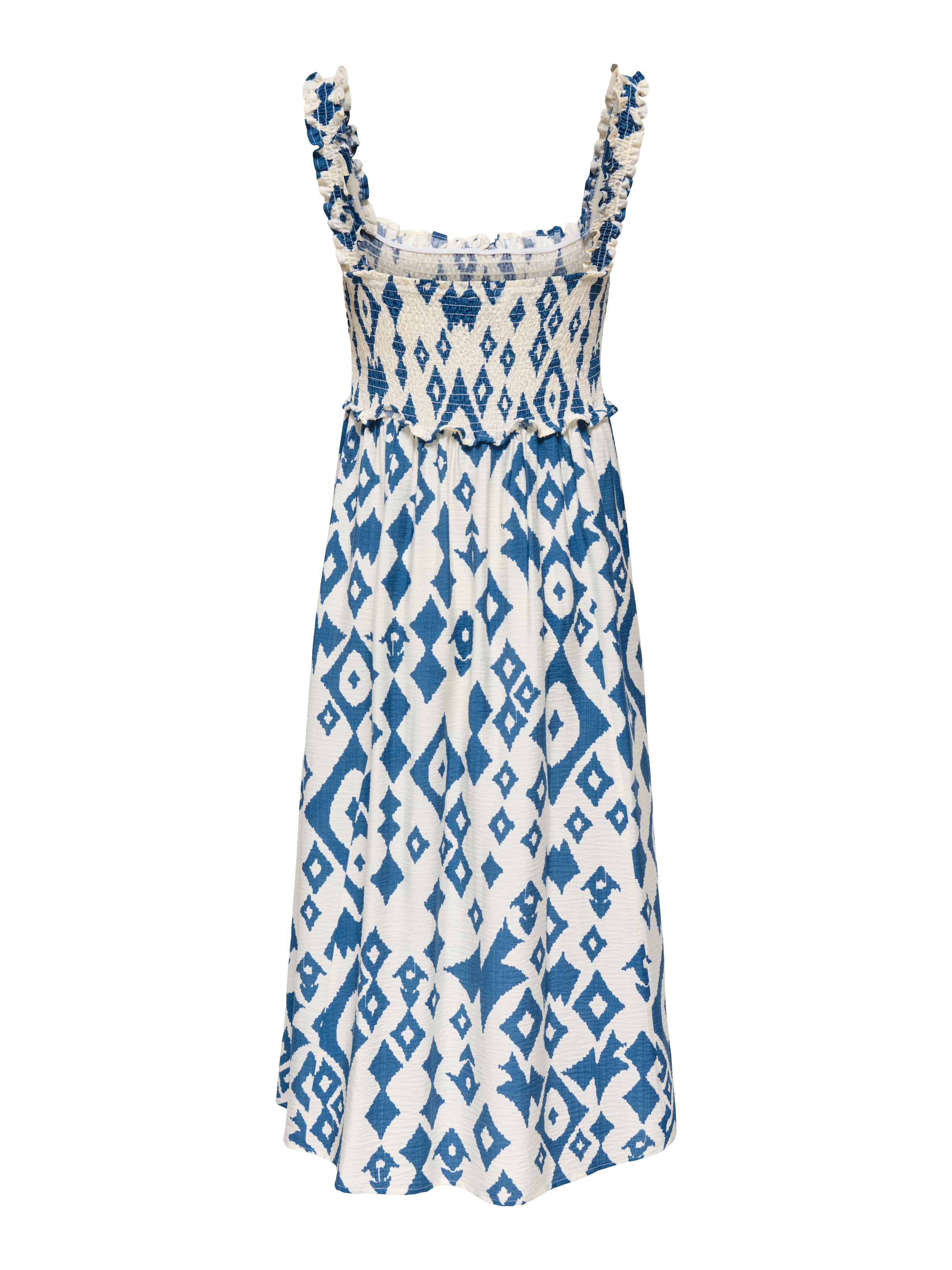 ONLY Druckkleid »ONLLUMIRA S/L LONG SMOCK DRESS WVN EX« Viskosemischung, regular fit