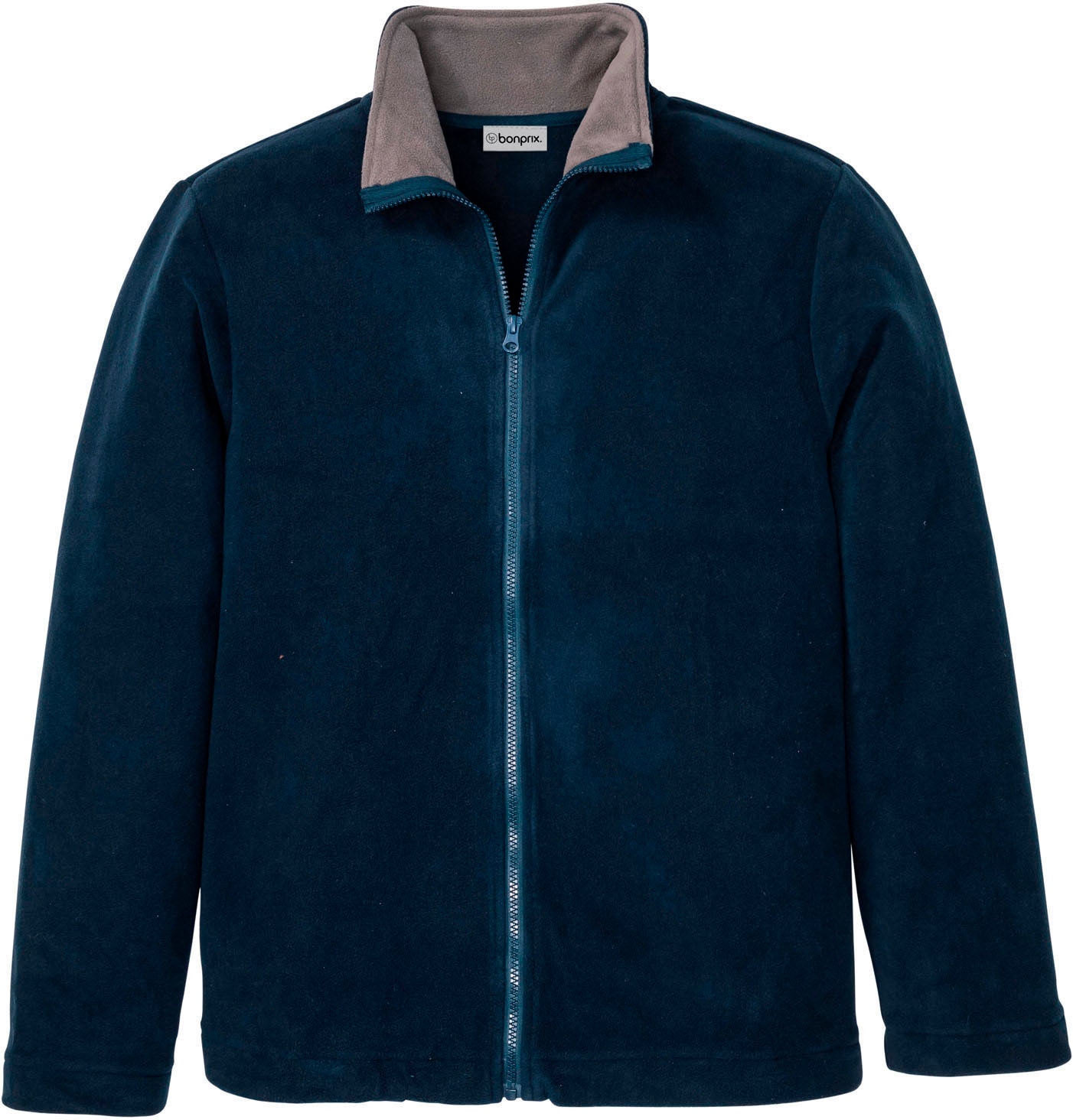 bonprix Fleecejacke »Fleecejacke« ohne Kapuze mit Reißverschluss, mit Stehkragen, aus pflegeleichtem Polyester