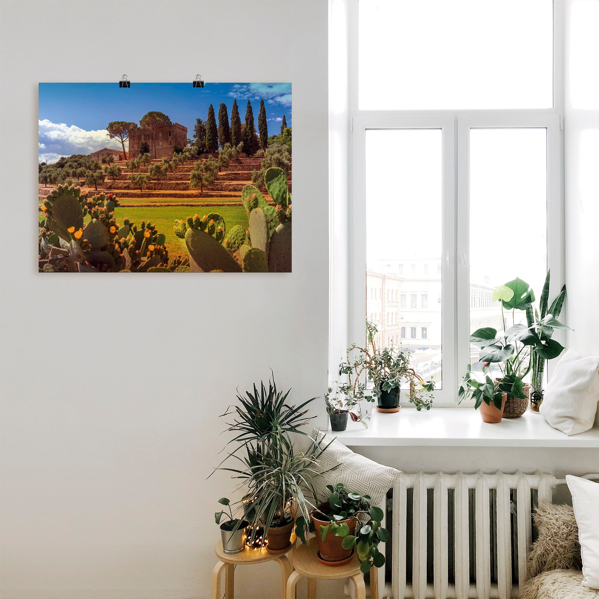 Artland Wandbild »Toskana I«, Europa, (1 St.), als Leinwandbild, Poster in verschied. Größen