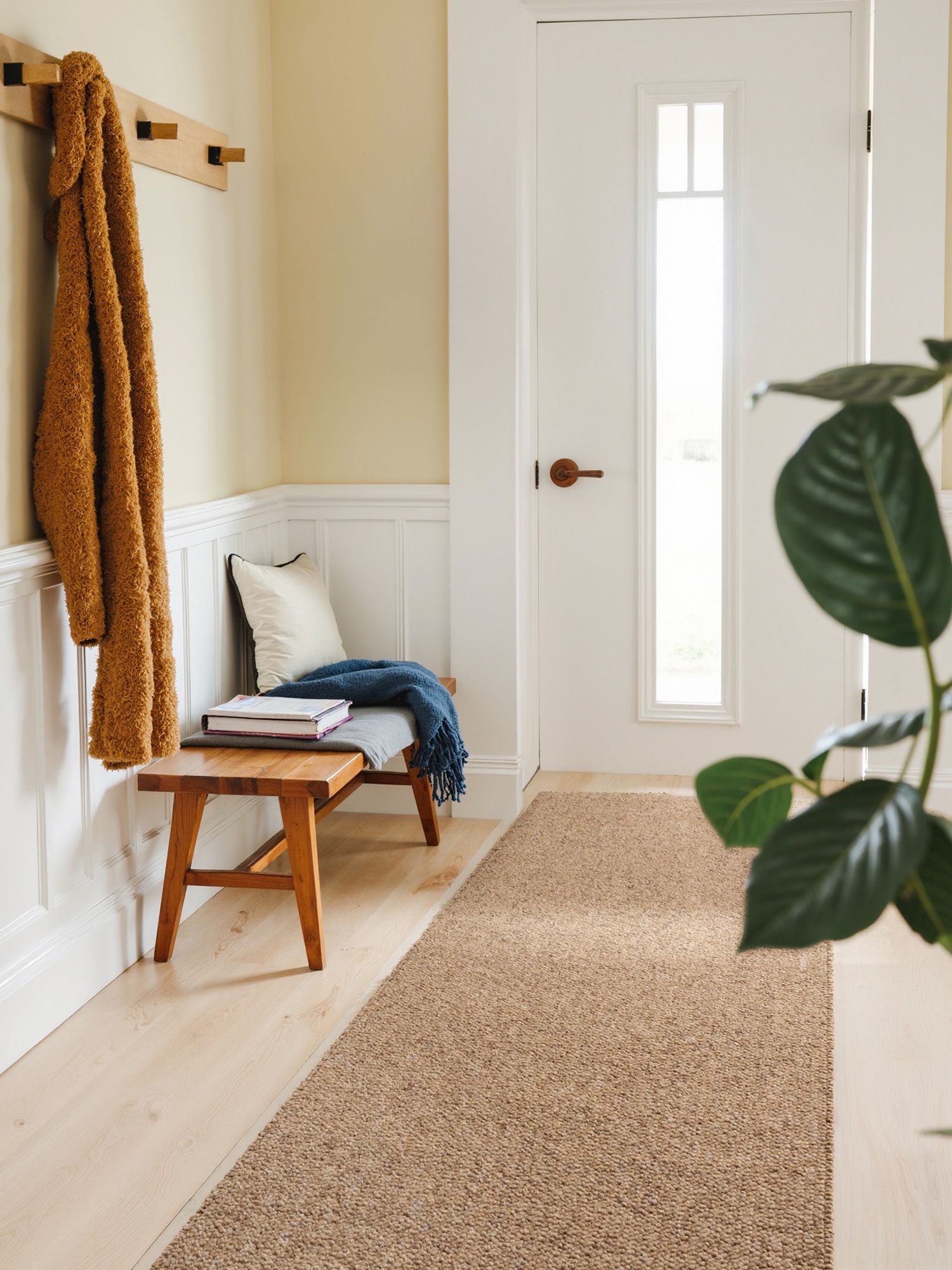 ELLE DECORATION Teppich »Rocco«, rechteckig, 10 mm Höhe, Läufer, waschbar, Wohnzimmer, Esszimmer, Woll-Optik
