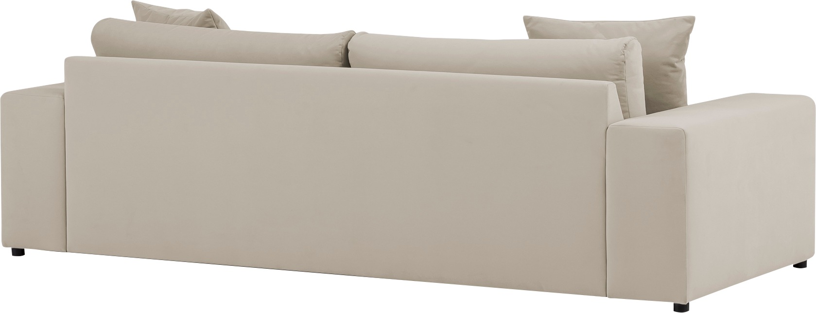 andas 3-Sitzer »SLEETLAND XXL in Samtvelours oder Vintage-Leder-Optik«, besonders groß und bequem