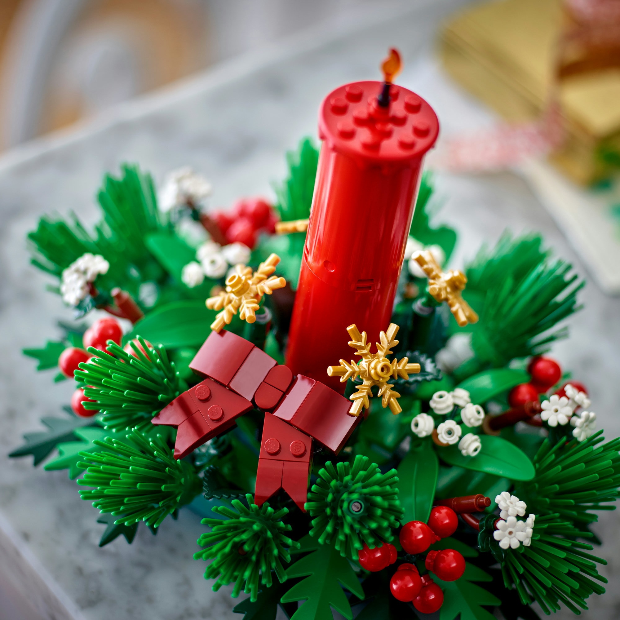 LEGO® Konstruktionsspielsteine »Weihnachtsgesteck (40743), LEGO Iconic« Made in Europe