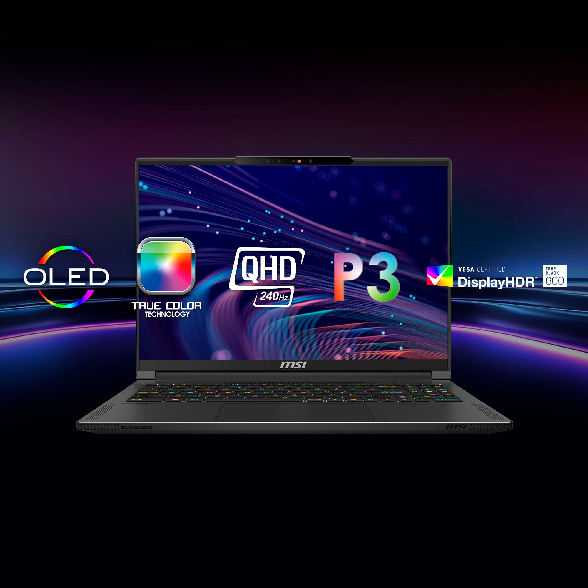 MSI Gaming-Notebook »Stealth A16 AI+ A3XWHG-044«, 40,7 cm, / 16 Zoll, AMD, Ryzen™ AI 9, GeForce® RTX 5070 Ti, 2000 GB SSD