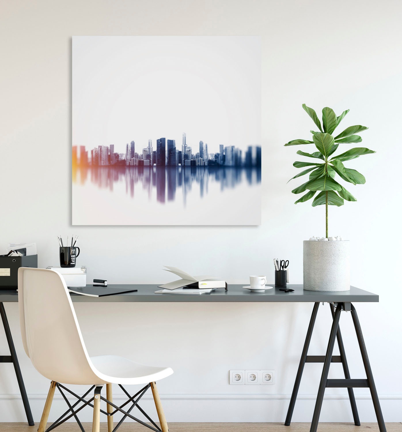 queence Acrylglasbild »Skyline«, Skyline-Gebäude-Städte, Fine Art-Print in günstig online kaufen