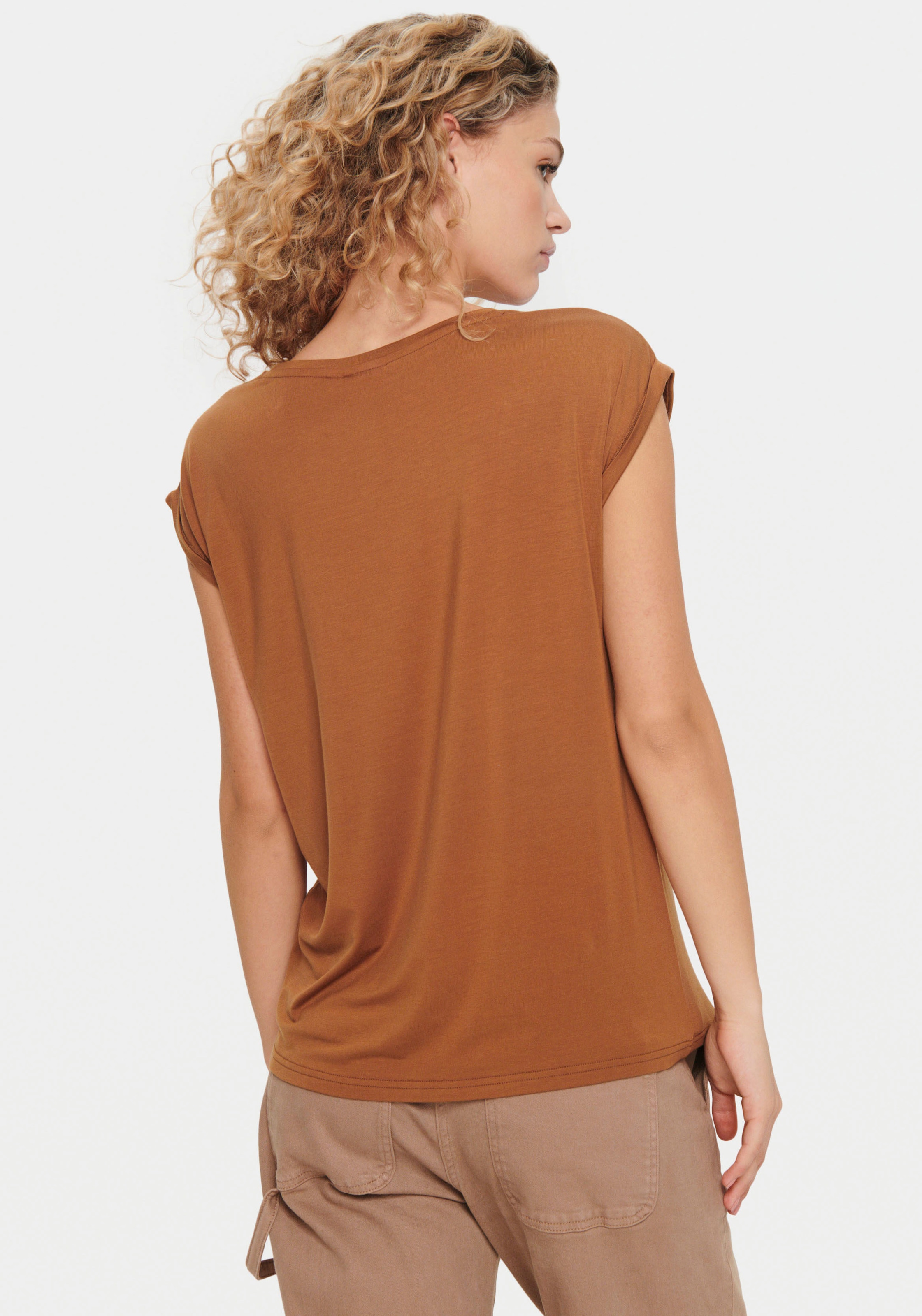 Saint Tropez AdeliaSZ im Online-Shop kaufen T-Shirt« Kurzarmshirt »U1520