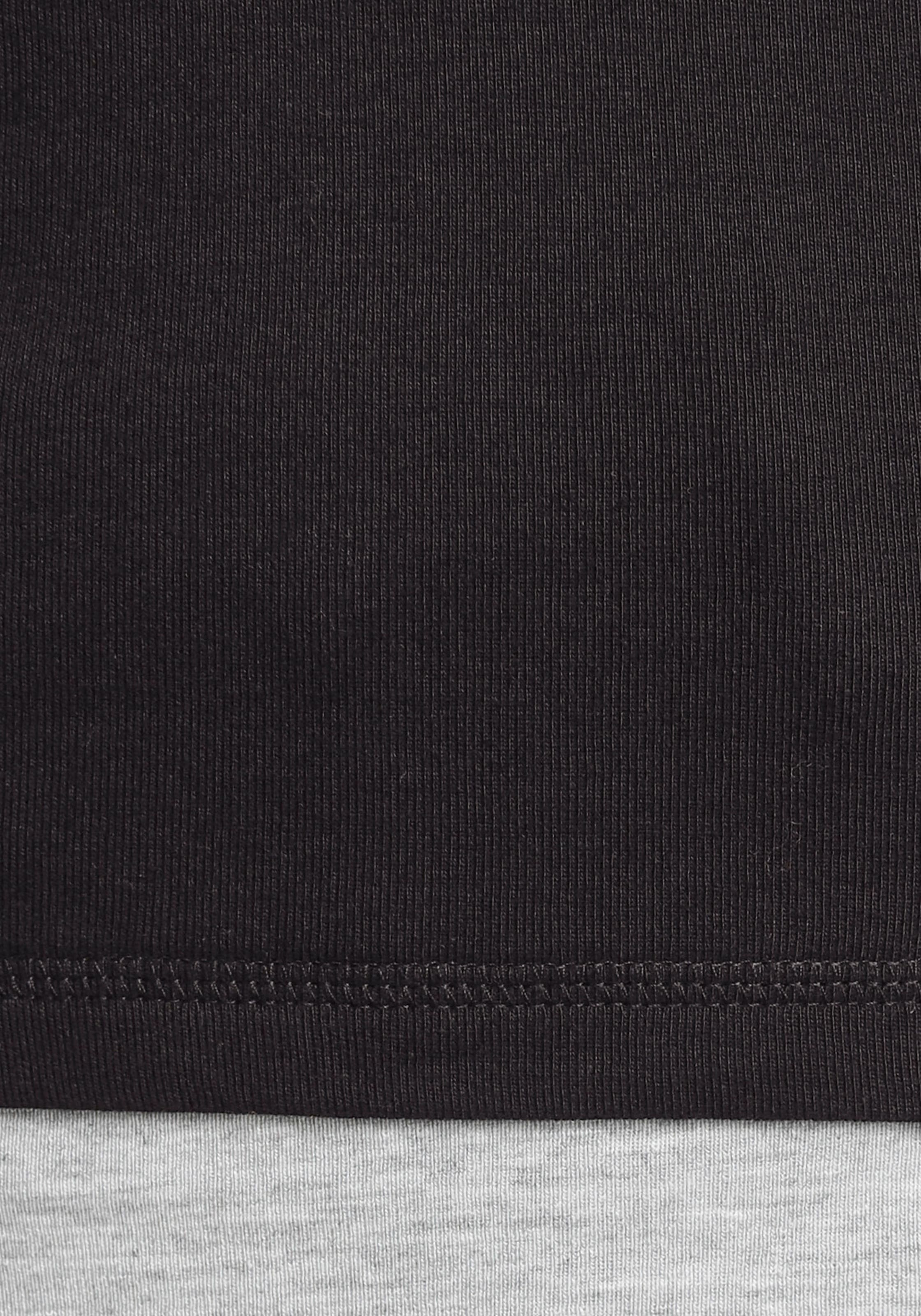 Flashlights 2-in-1-Langarmshirt figurbetonte Passform,  Rundhalsausschnitt,  elastisches Material