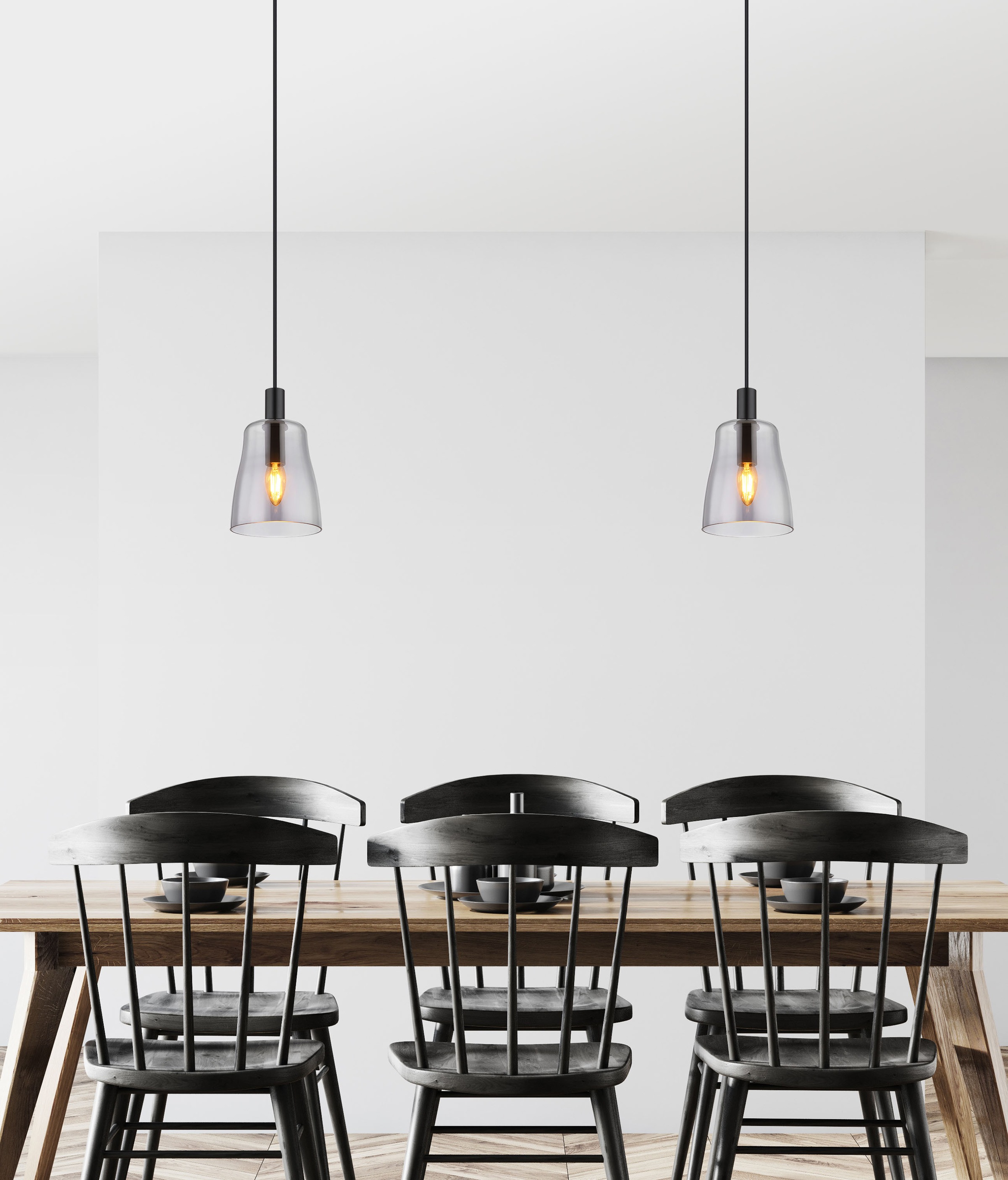 GLOBO LIGHTING Hängeleuchte »GARRI« E14 1 Stk. Hängelampe Esszimmer-Leuchte Esstischleuchte Wohnzimmer