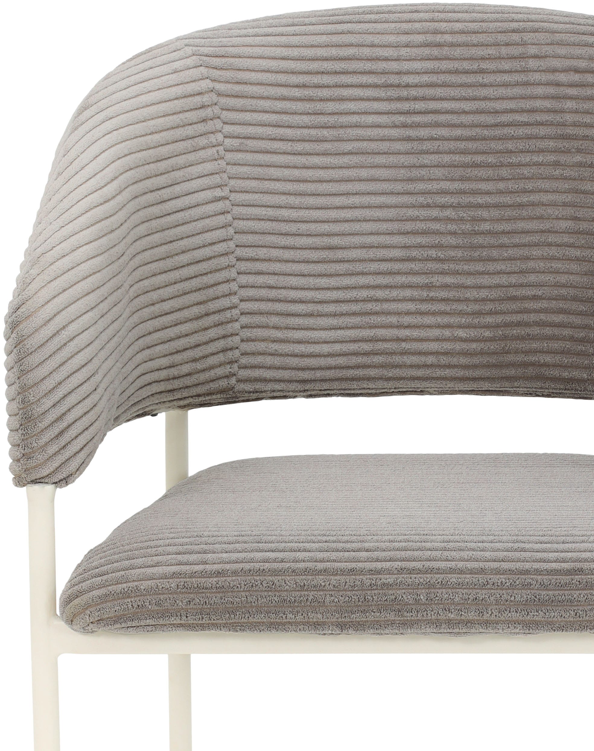 TOM TAILOR HOME Armlehnstuhl »EMBRACE ARMCHAIR«, (Set), 2 St., Breitcord, Esszimmerstuhl, mit Armlehnen, 4-Fußgestell, Rückenausschnitt
