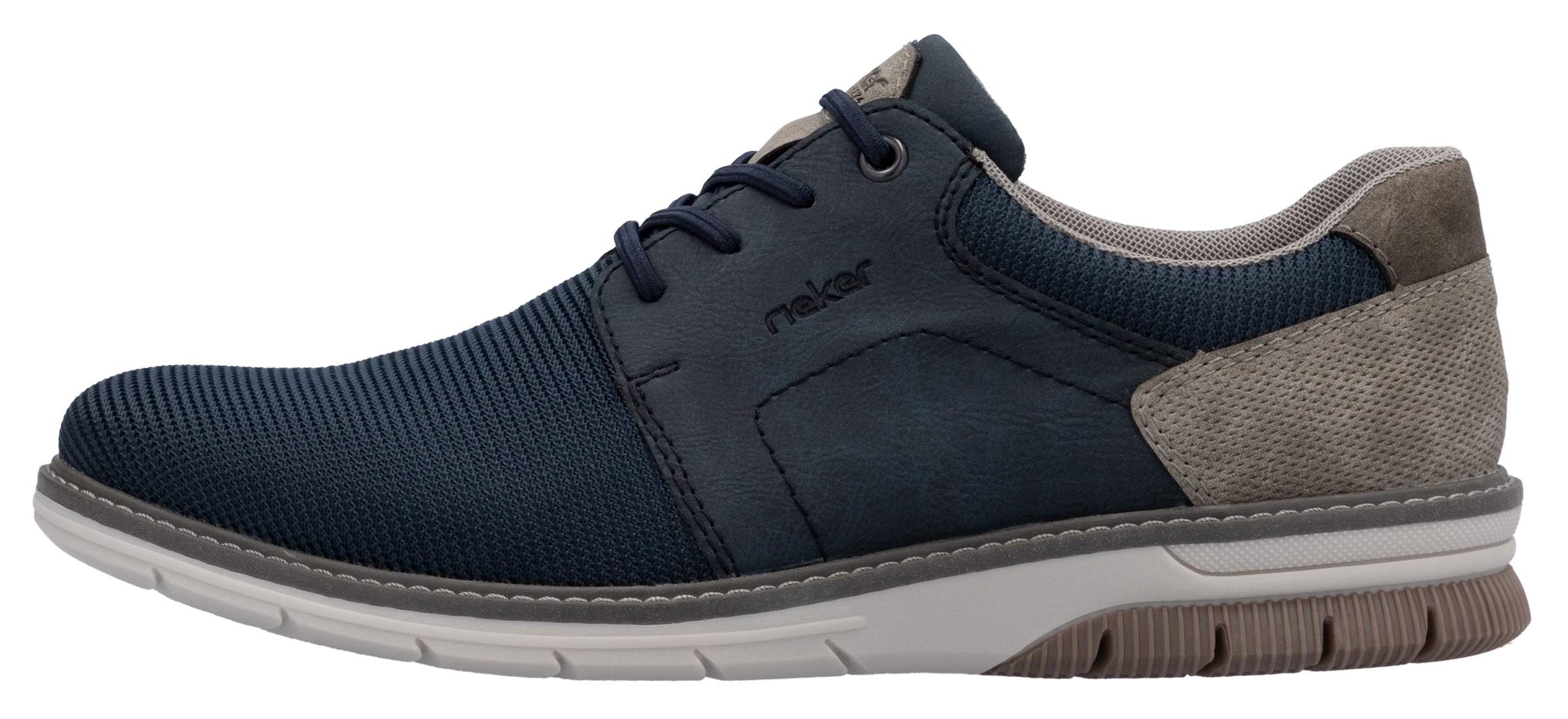 Rieker Slip-On Sneaker, Schlupfschuh, Halbschuh, Sneaker mit Gummizug für leichten Einstieg