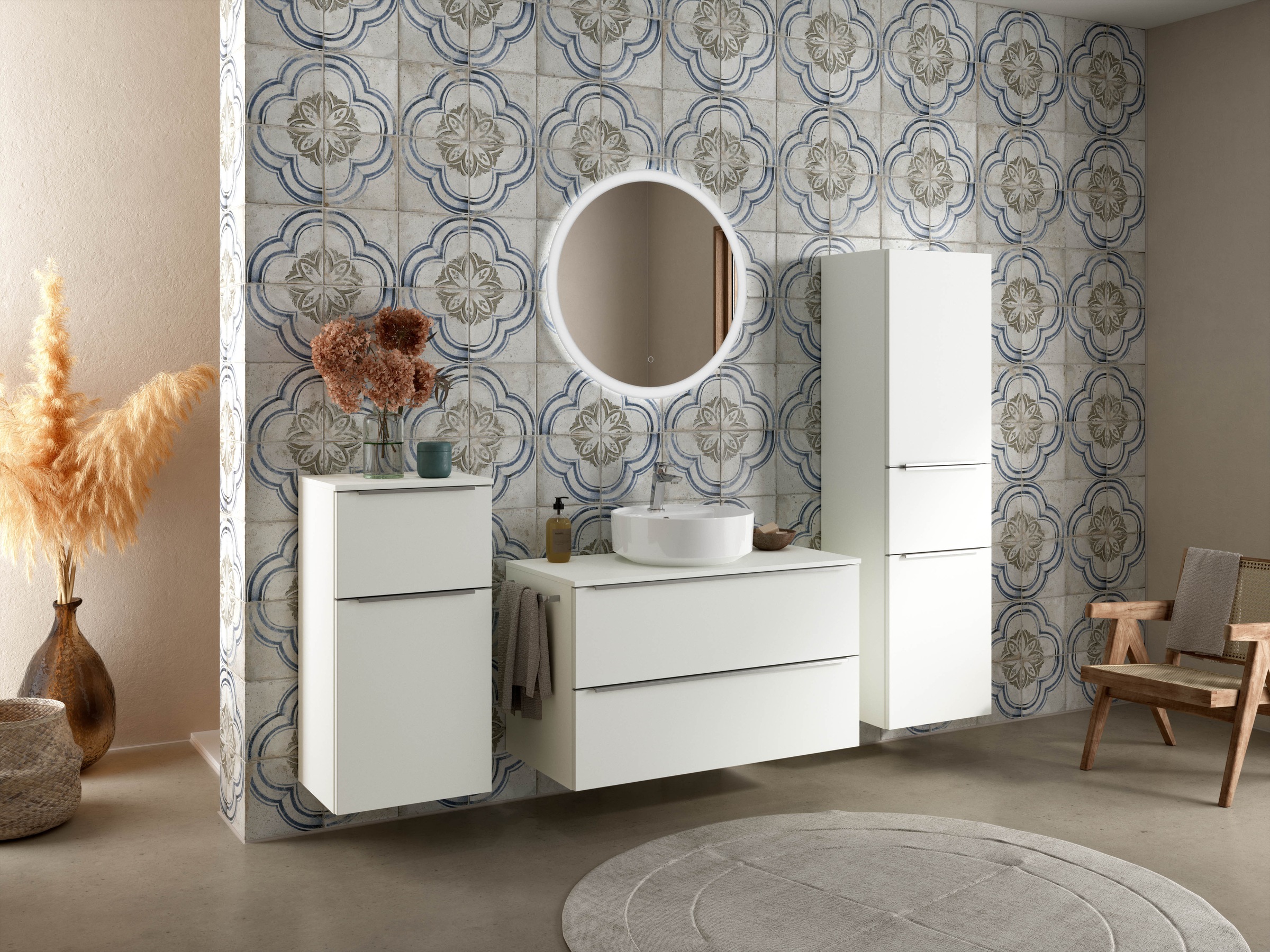 nobilia® Badmöbel-Set »Alvene« vormontiert, mit Soft-Close, 2 Stk. tlg. günstig online kaufen