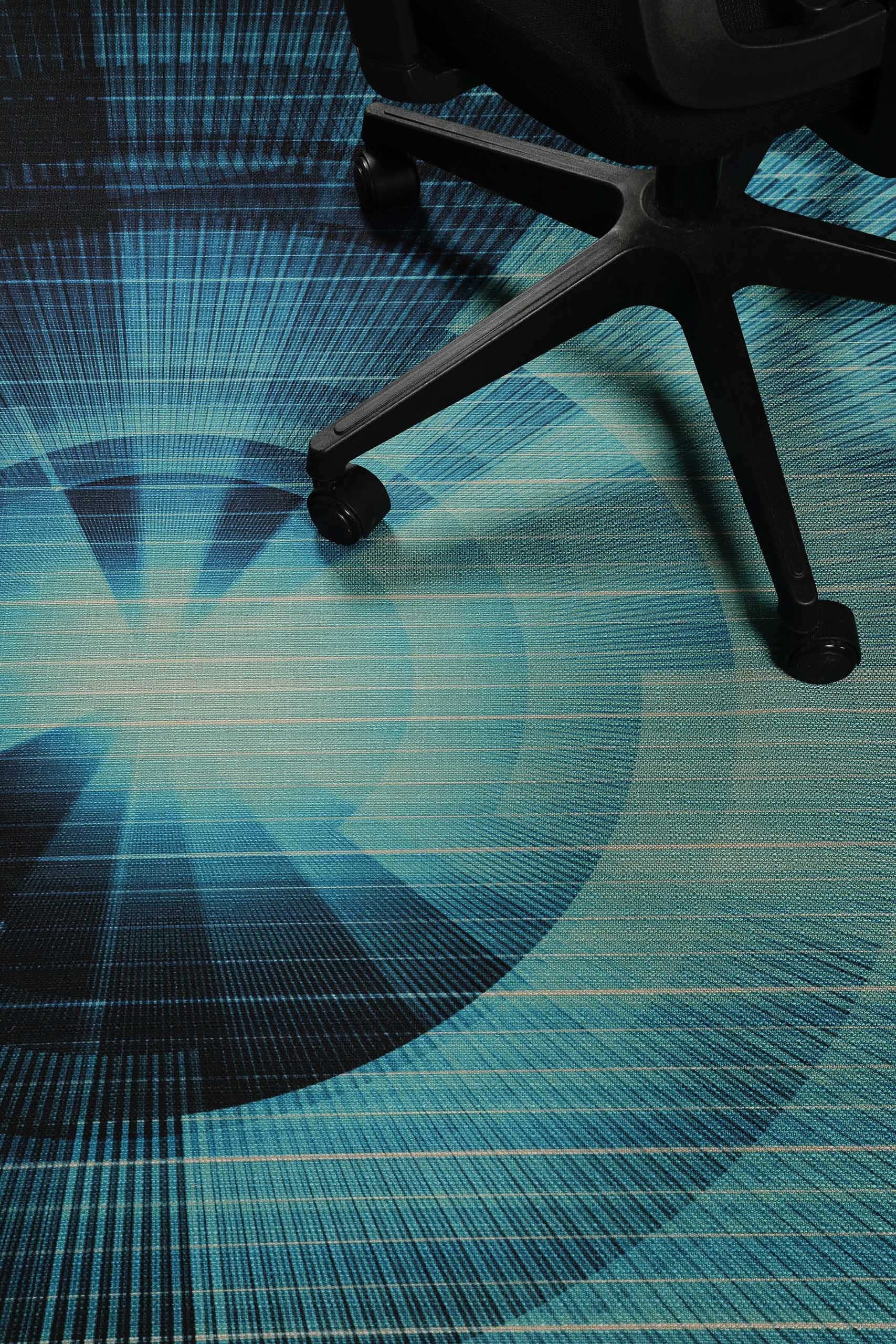 Wecon home Teppich »Cyber Swirl«, rechteckig, 5 mm Höhe, Gamer Teppich, gewebt, Cyberpunk, robust, Gaming Room, rutschfest