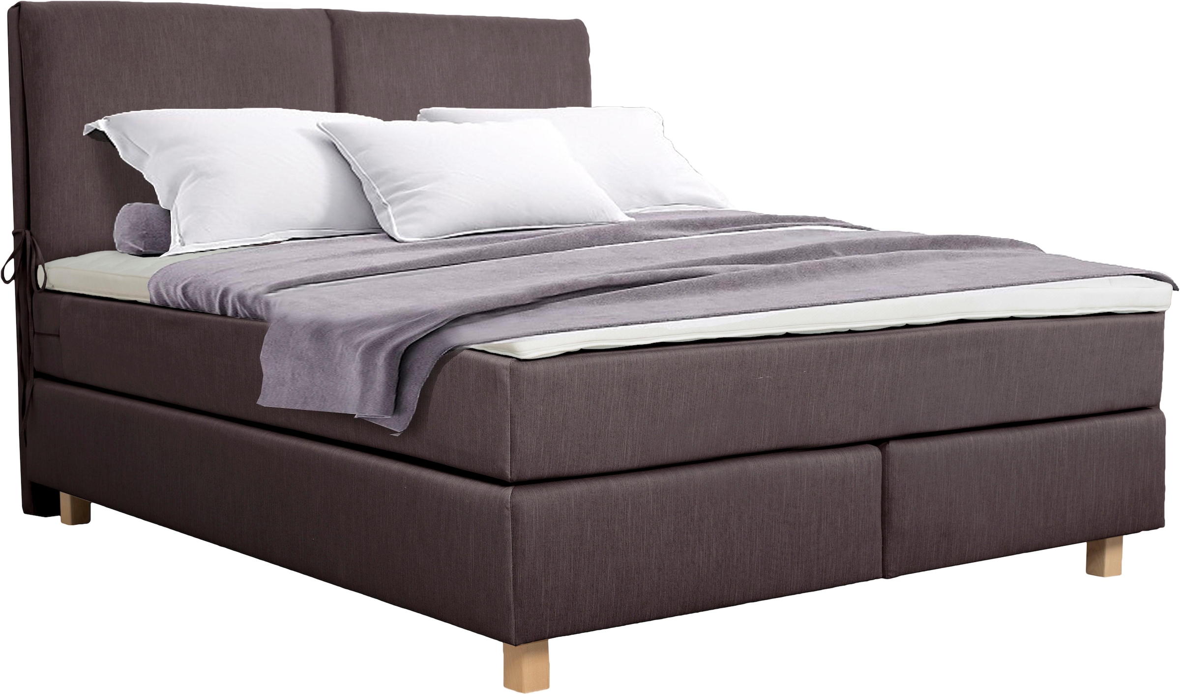 Home affaire Boxspringbett »Nele«, inkl. Topper im schlichtem Design günstig online kaufen