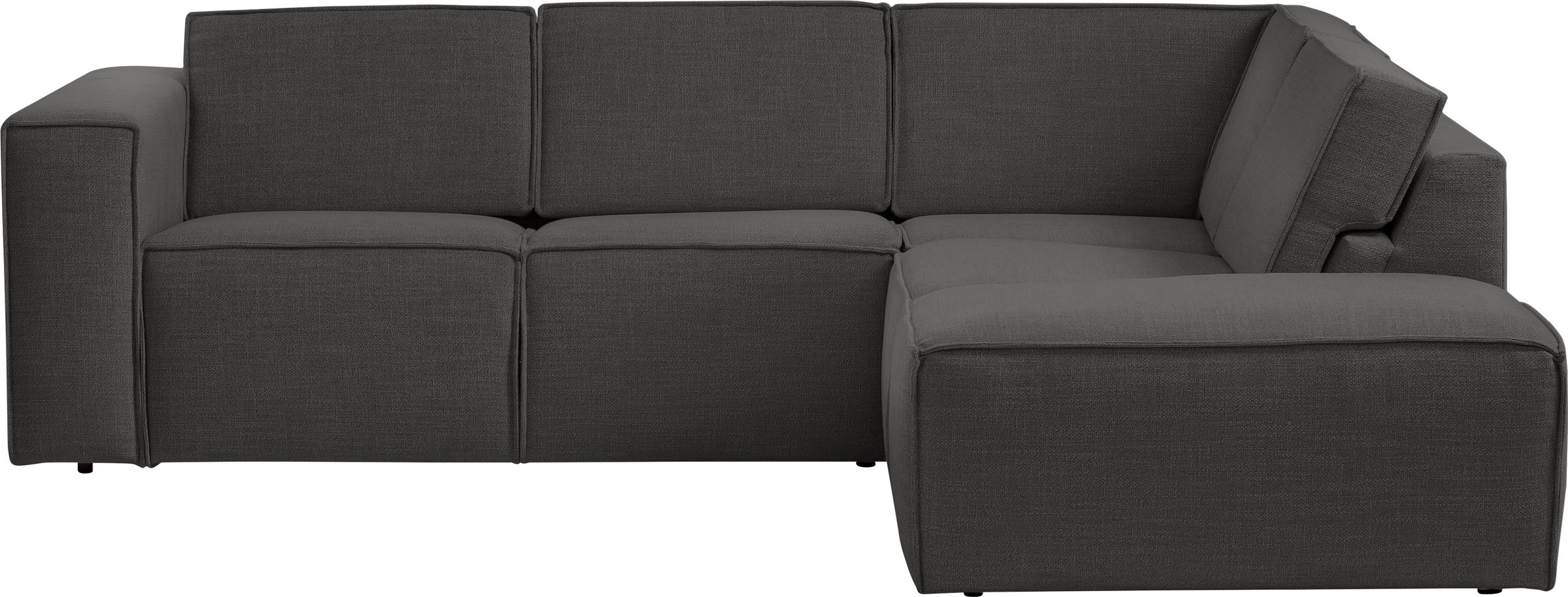 TRENDMANUFAKTUR Ecksofa »Dice, aktuelles Design, L-Form, mit komfortabler«, günstig online kaufen