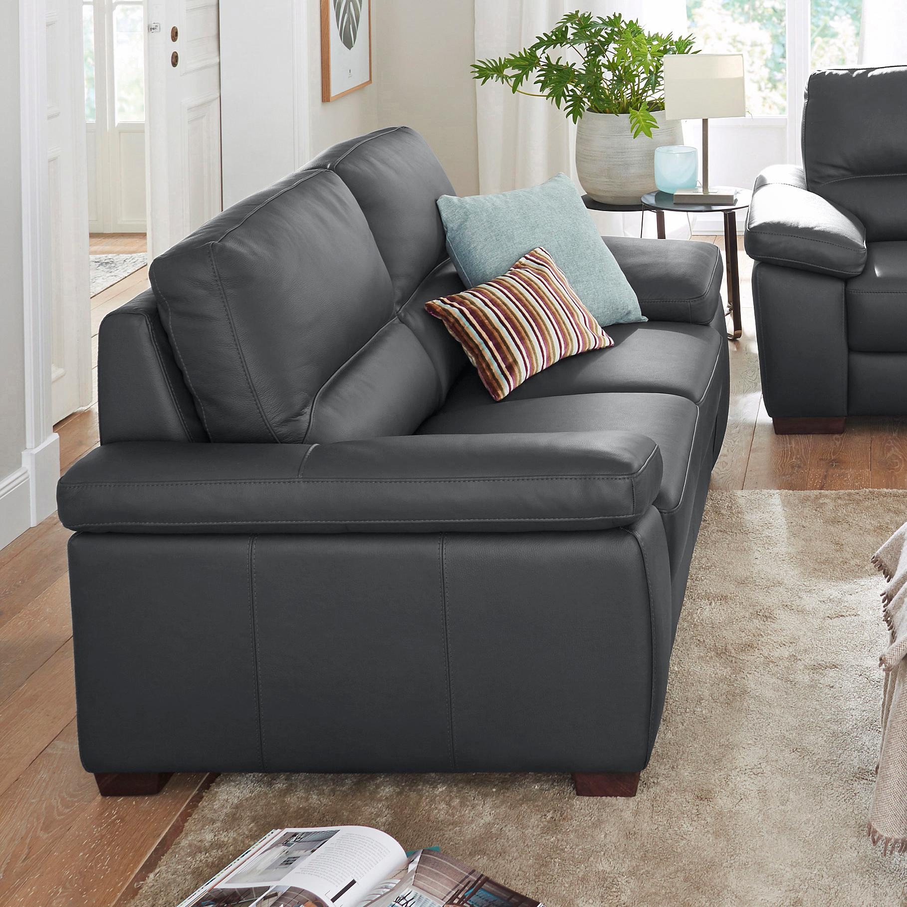 CALIA ITALIA 3-Sitzer »Gaia, hochwertiges Ledersofa mit erstklassigem Sitzk günstig online kaufen