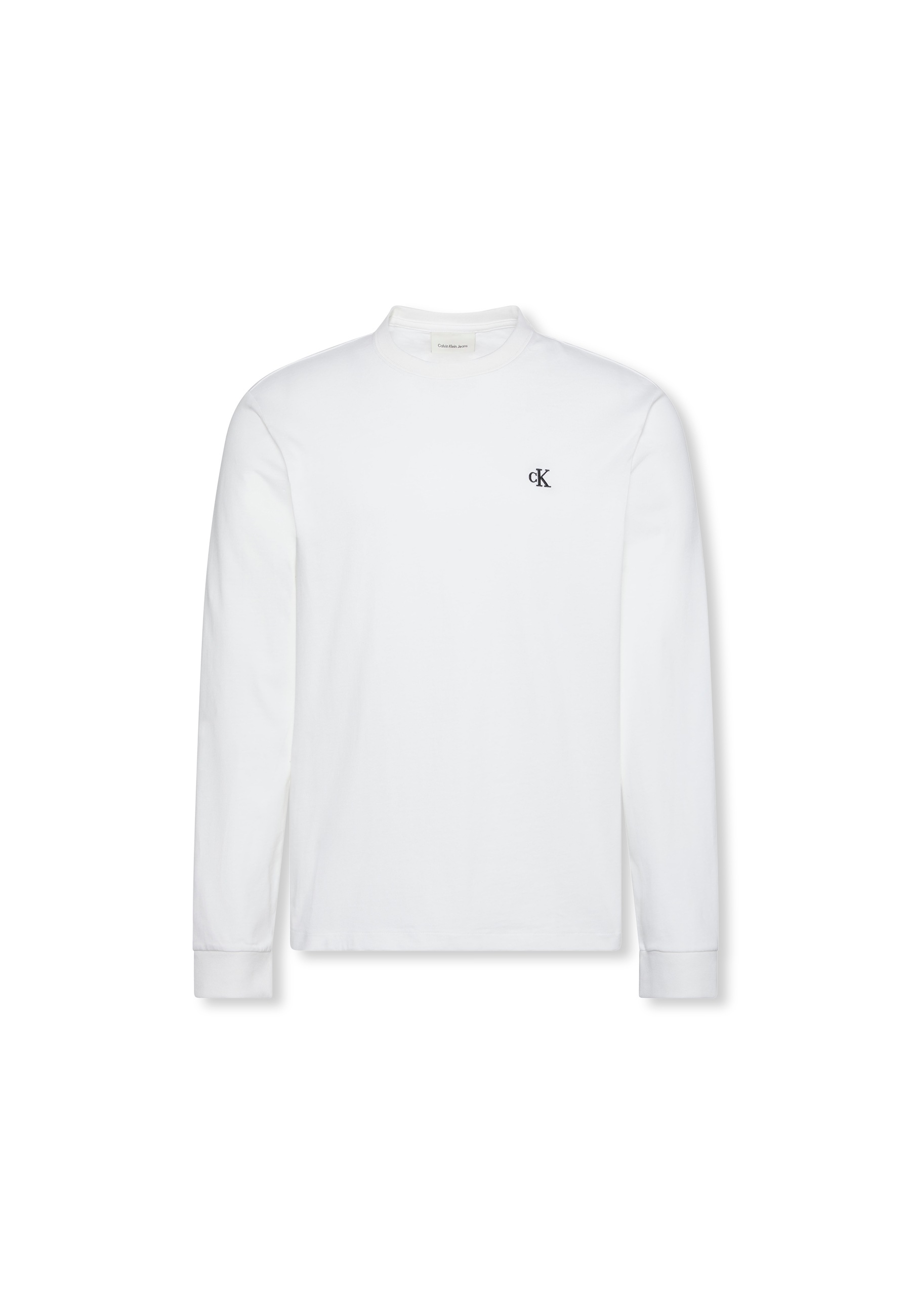 Calvin Klein Jeans Langarmshirt »LS EASY MONOGRAM TEE«, Mit Rundhalsausschnitt, regular fit