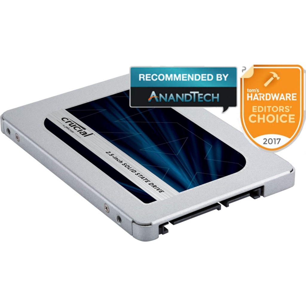 Crucial interne SSD »MX500 2TB«, 2,5 Zoll, Anschluss SATA