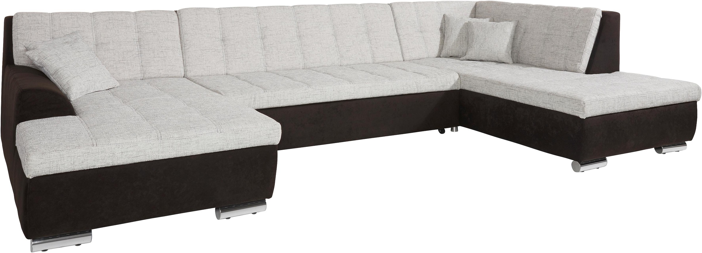 DOMO collection Wohnlandschaft "Aversa U-Form" wahlweise mit Bettfunktion, günstig online kaufen