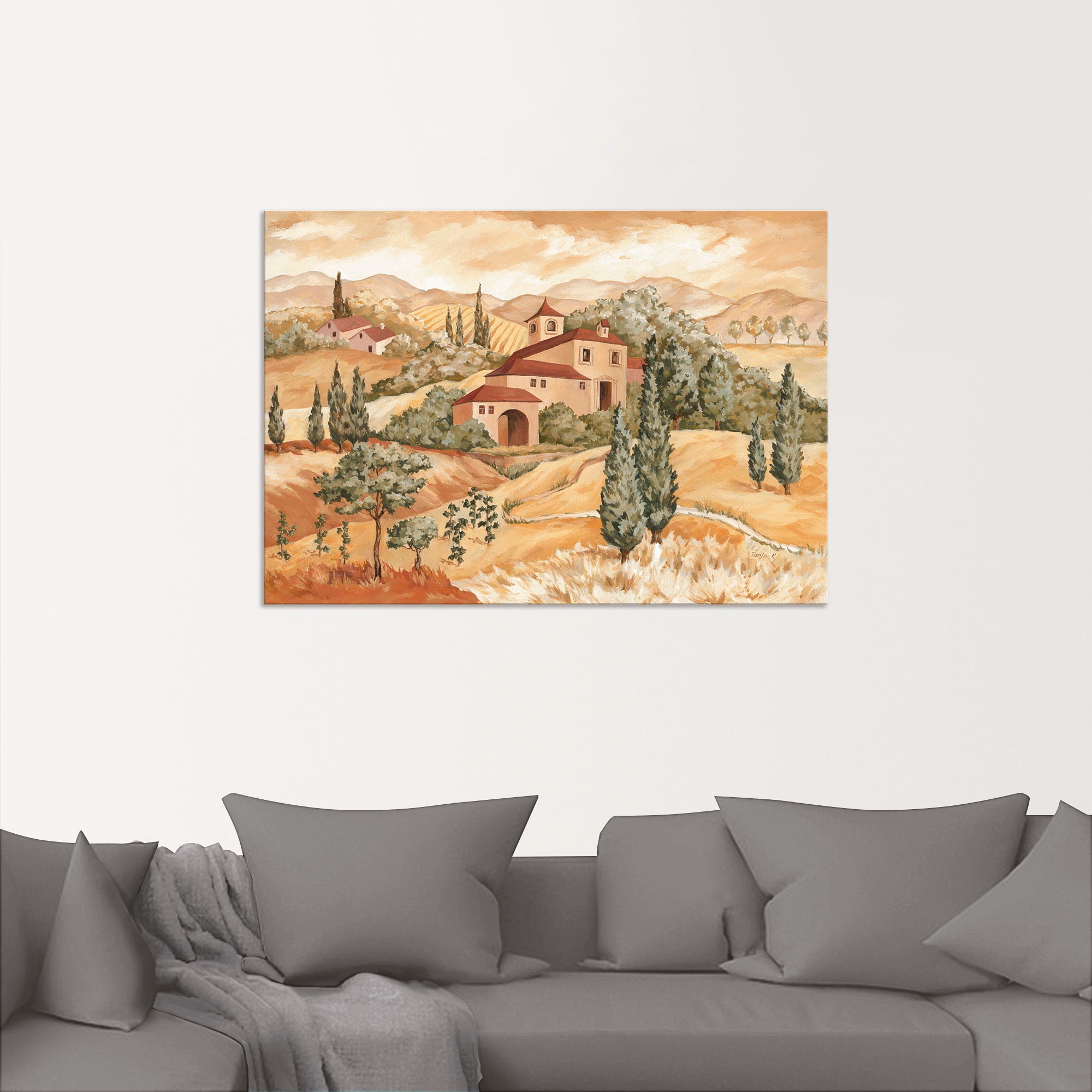 Artland Wandbild »Landschaft IV«, Europa, (1 St.), als Alubild, Outdoorbild, Leinwandbild in verschied. Größen