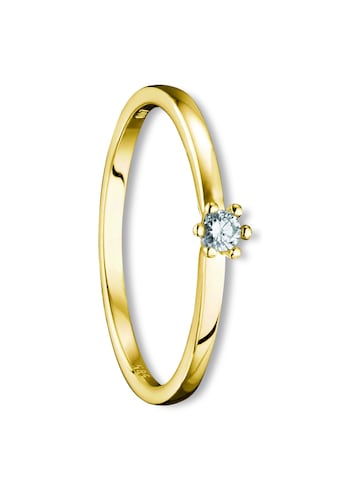 ONE ELEMENT Diamantring »0,07 ct Diamant Brillant Ring aus 585 Gelbgold«, Damen Gold... kaufen