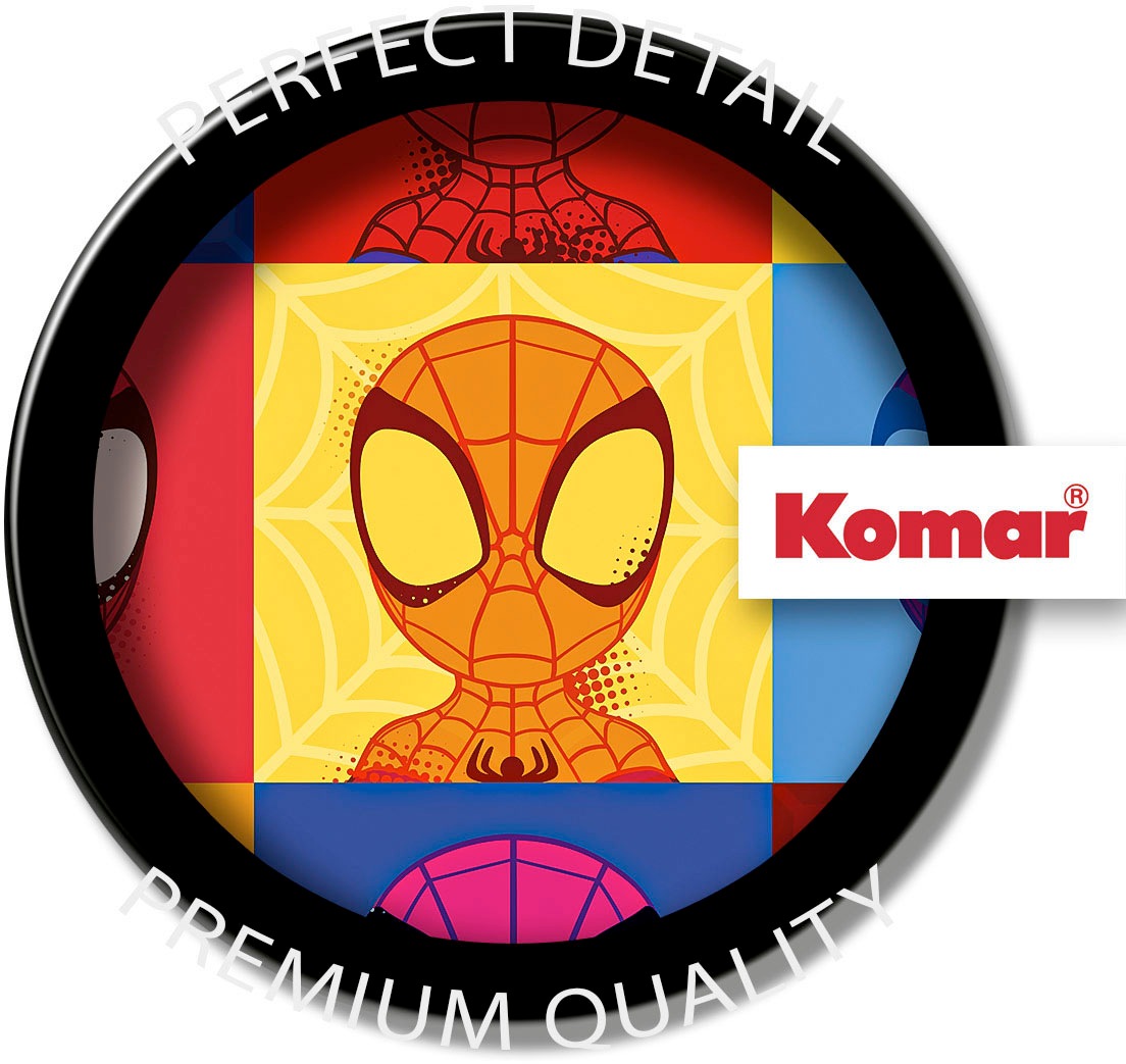 Komar Leinwandbild »Spidey Symmetry - Größe 30 x 30 cm«, Disney, (1 St., 30 x 30 cm (Breite x Höhe), Keilrahmenbild mit Echtholzrahmen, Kinderzimmer