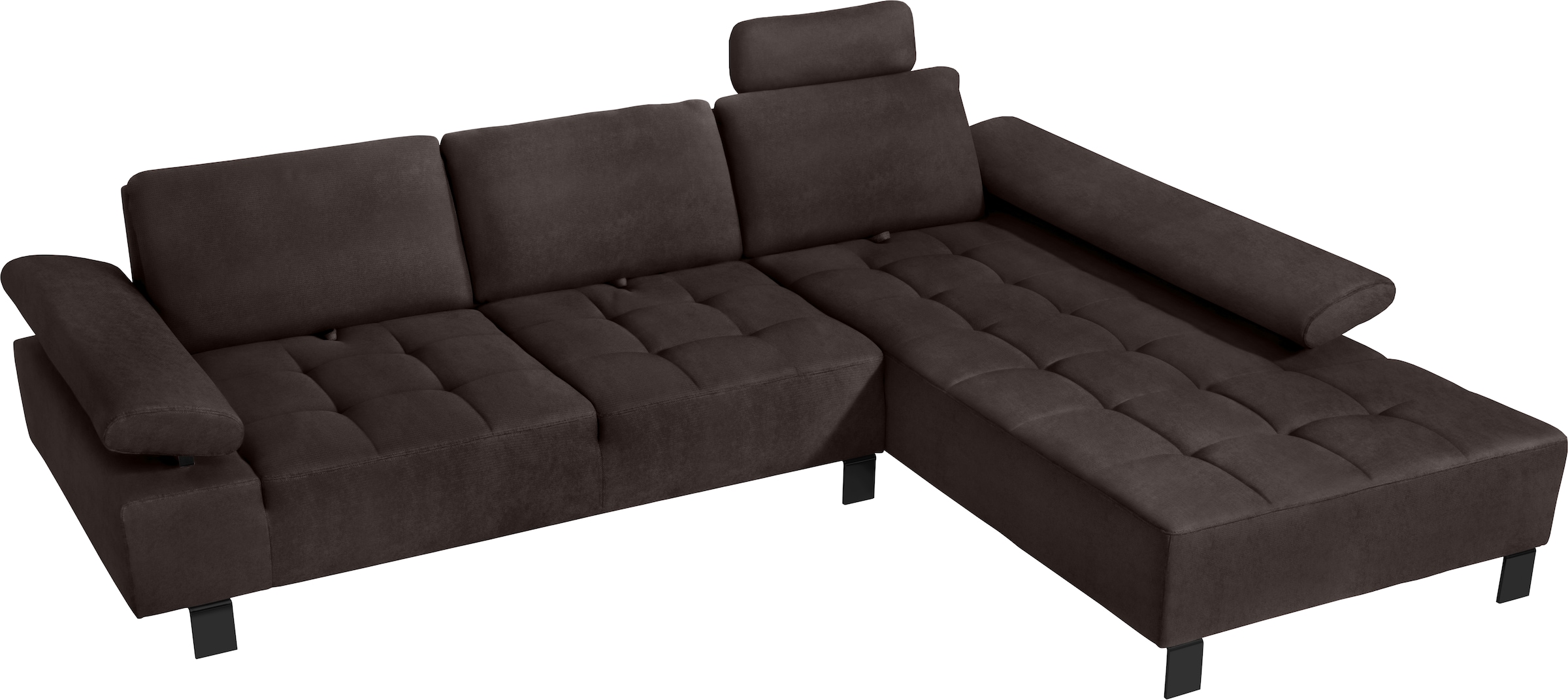 alina Ecksofa »Royce« inklusive Sitztiefenverstellung, 270 cm breit günstig online kaufen