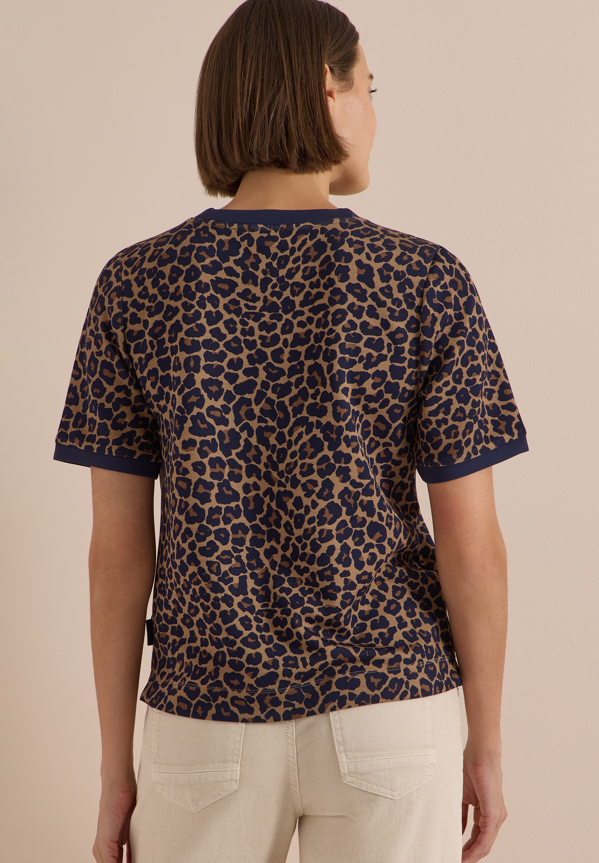 Cecil Sweater , Sommershirt / Rundhals / Animal-Print
