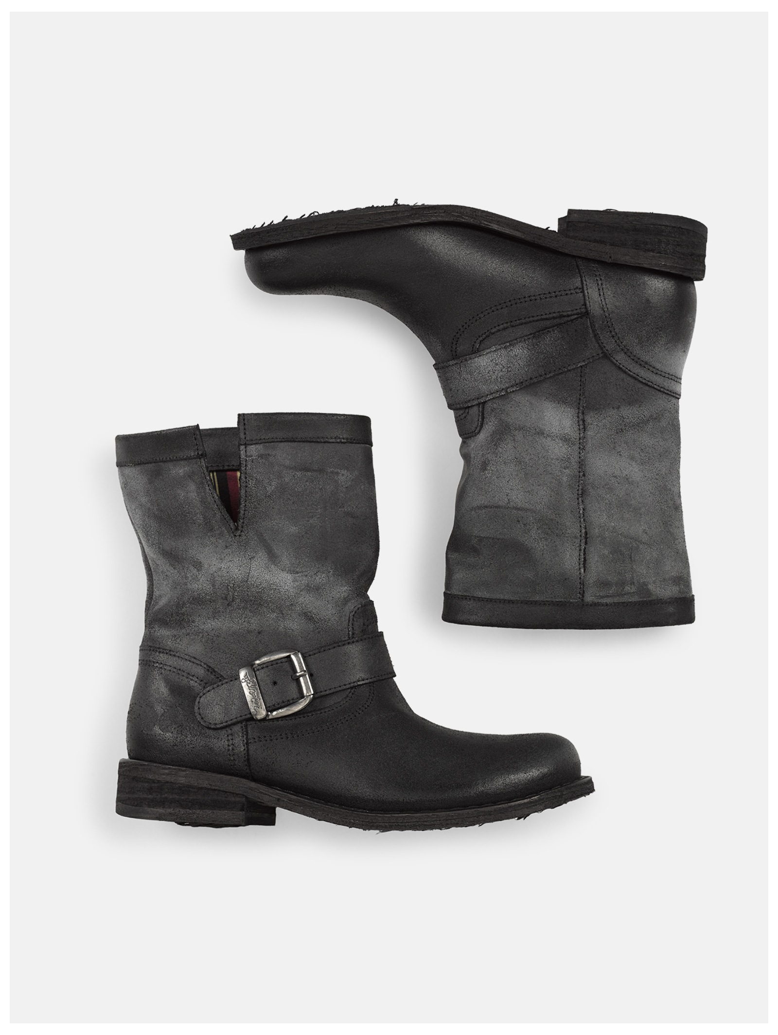 Felmini Bikerboots »Felmini Stiefelette Leder«