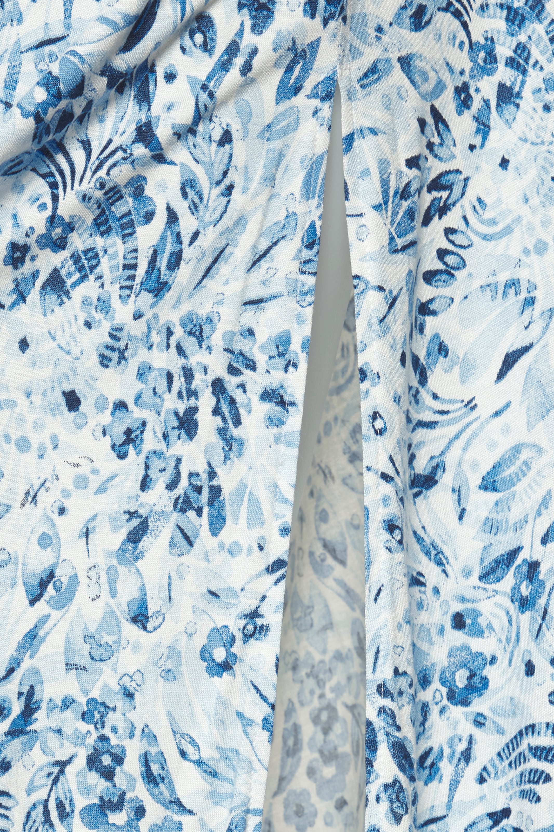 Vivance Maxikleid mit seitlichem Schlitz, zarten Flügelärmeln und Zierband