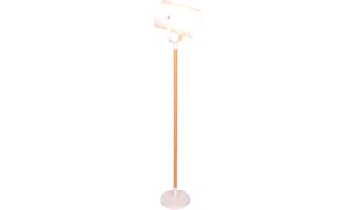 Stehlampe »Varg«, 1 flammig-flammig, mit schwenkbarem Stoffschirm