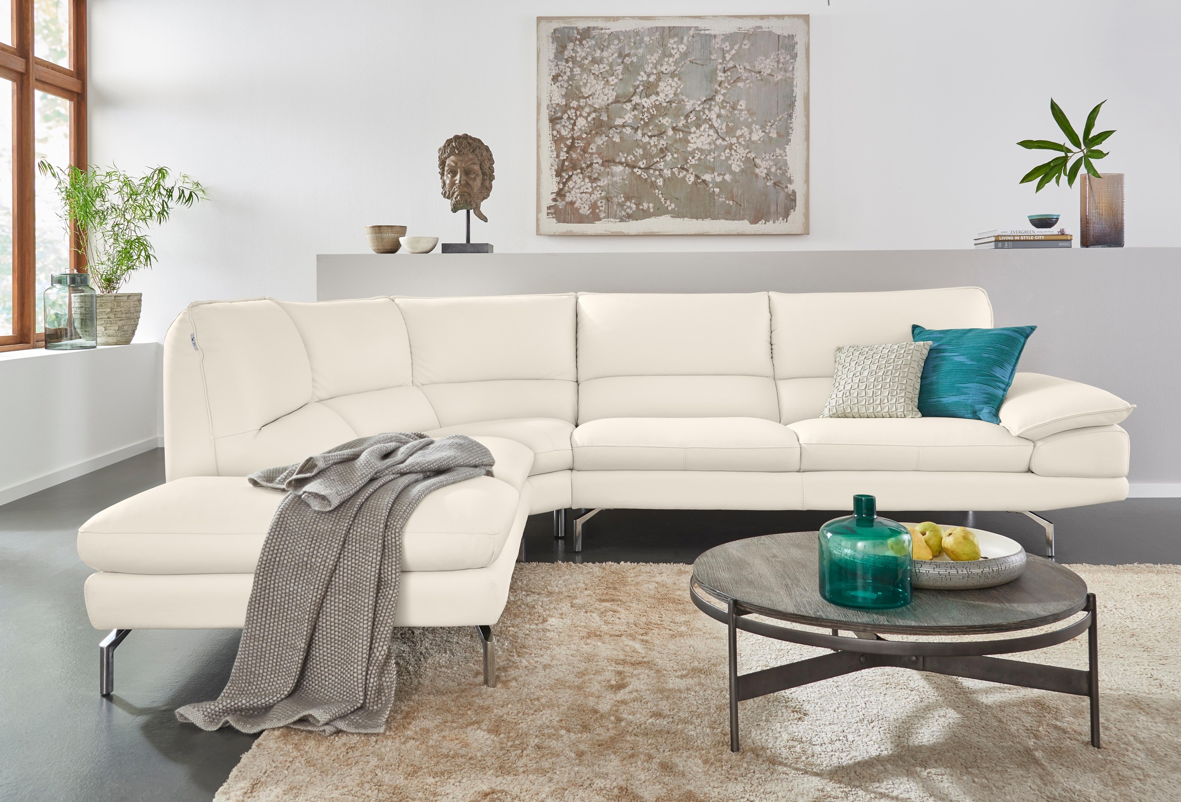 CALIA ITALIA Ecksofa »Dave, italienisches Designsofa L-Form, erstklassiger günstig online kaufen