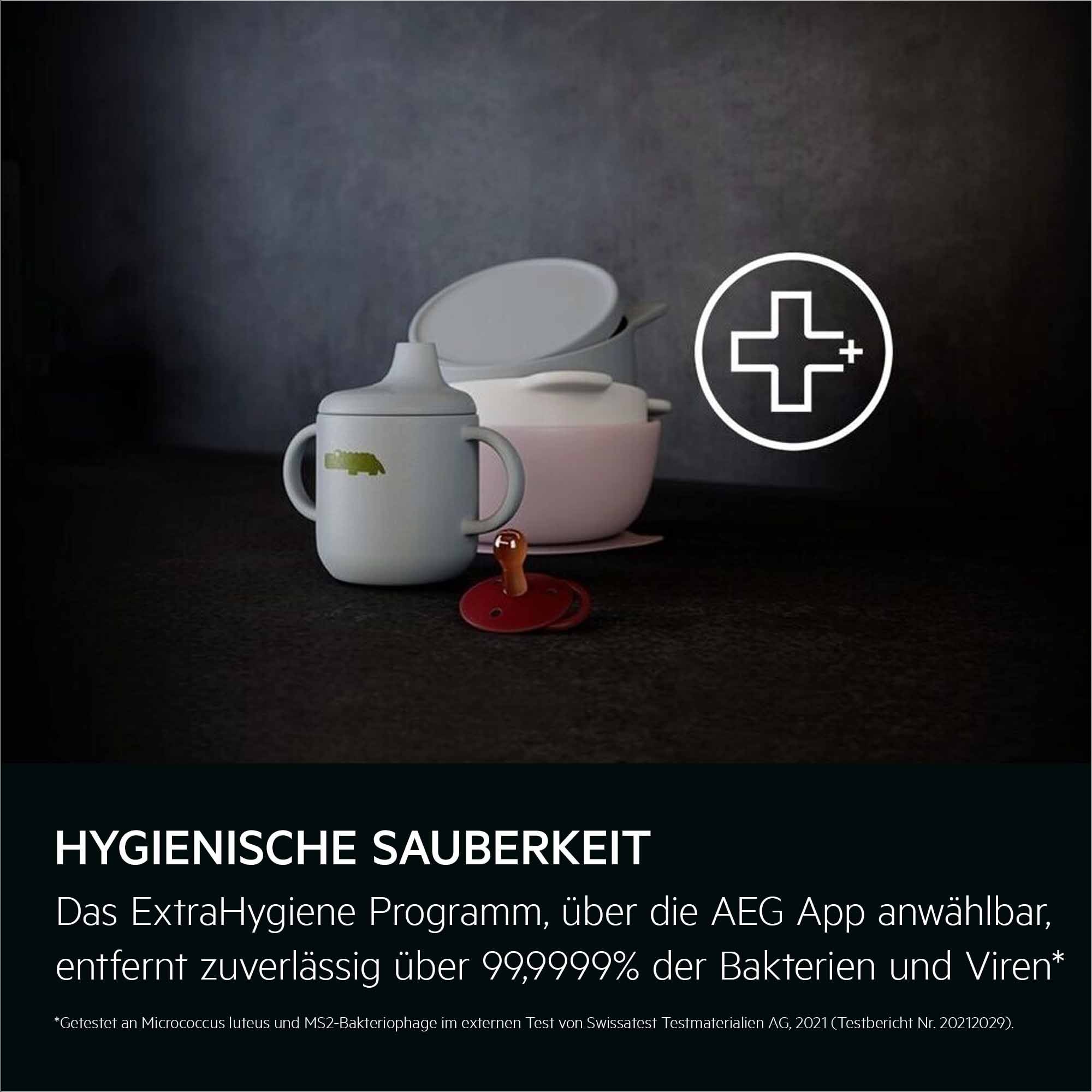 AEG vollintegrierbarer Geschirrspüler Serie 8000, 60 cm, WiFi »GI8200A2TC« 14 tlg. Maßgedecke Leise Spülmaschine 38 dB kraftvoll gegen Eingebranntes bei 8,4l Wasser
