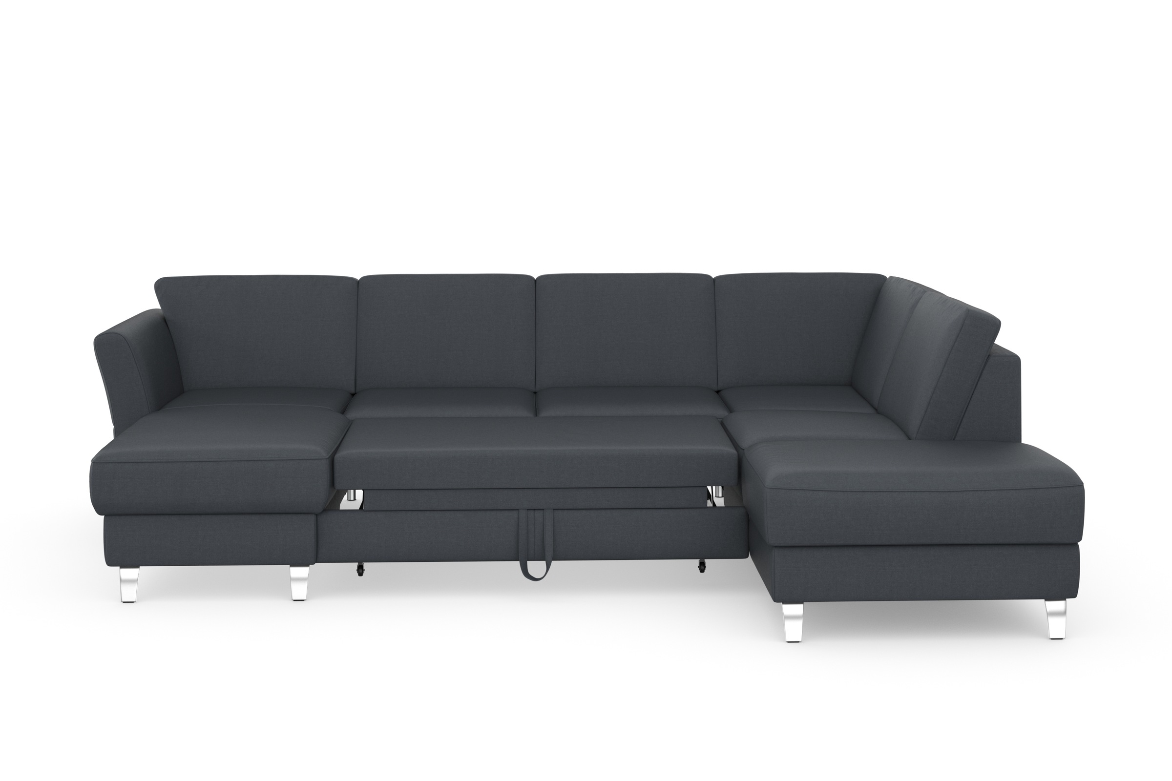 sit&more Wohnlandschaft »Visby U-Form«, Wahlweise mit Bettfunktion und Stauraum, frei im Raum stellbar