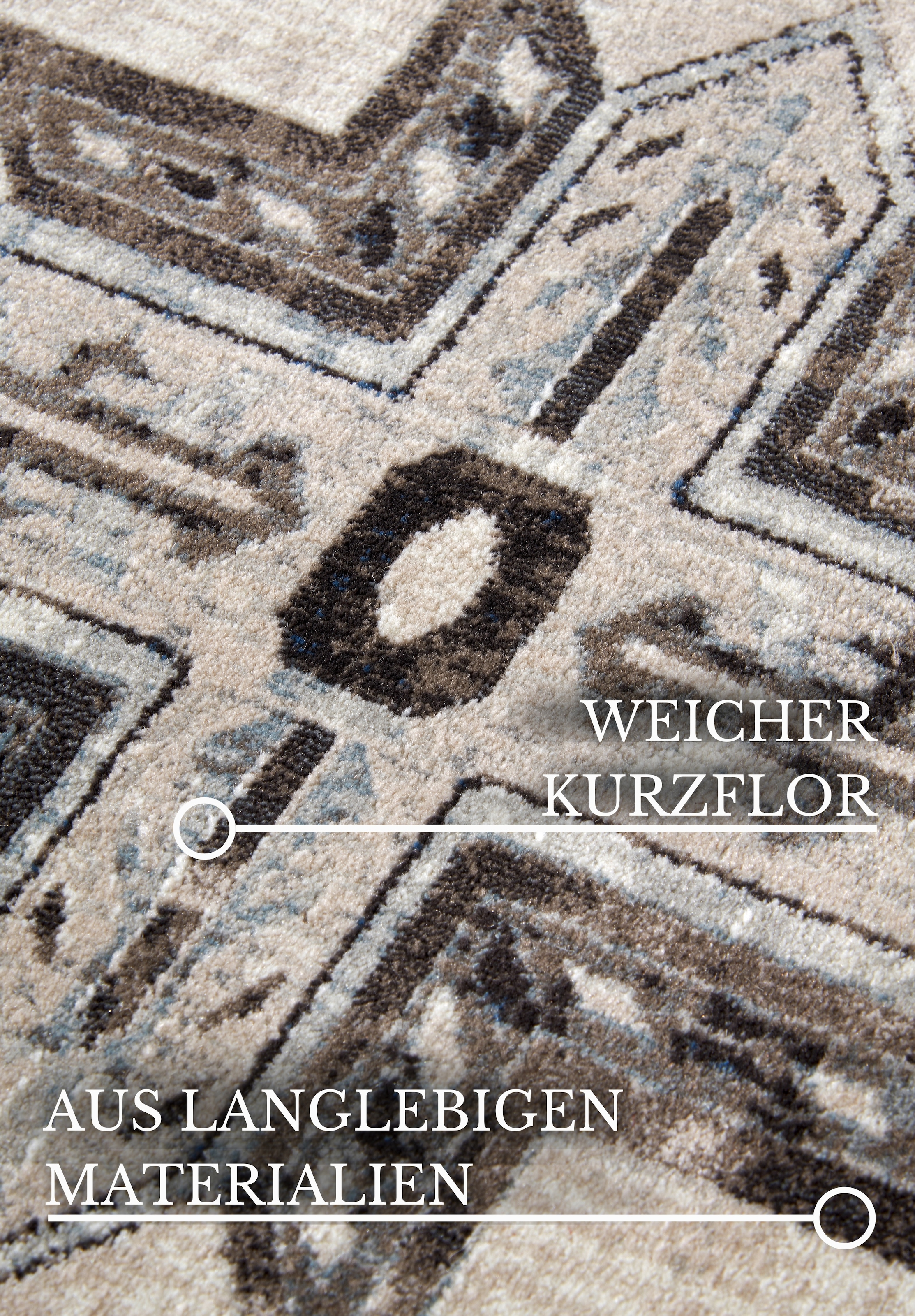 Villeroy & Boch Teppich »Henry« rechteckig 11 mm Höhe Orientalisch, Wohnzimmer, Schlafzimmer, Klassisch, Kurzflor, Läufer