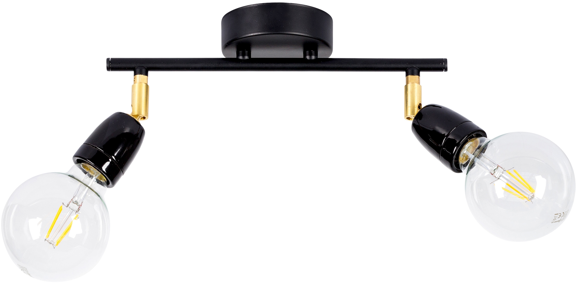 BRITOP LIGHTING Deckenleuchte »Porcia«, 2 flammig, Leuchtmittel E27   ohne günstig online kaufen