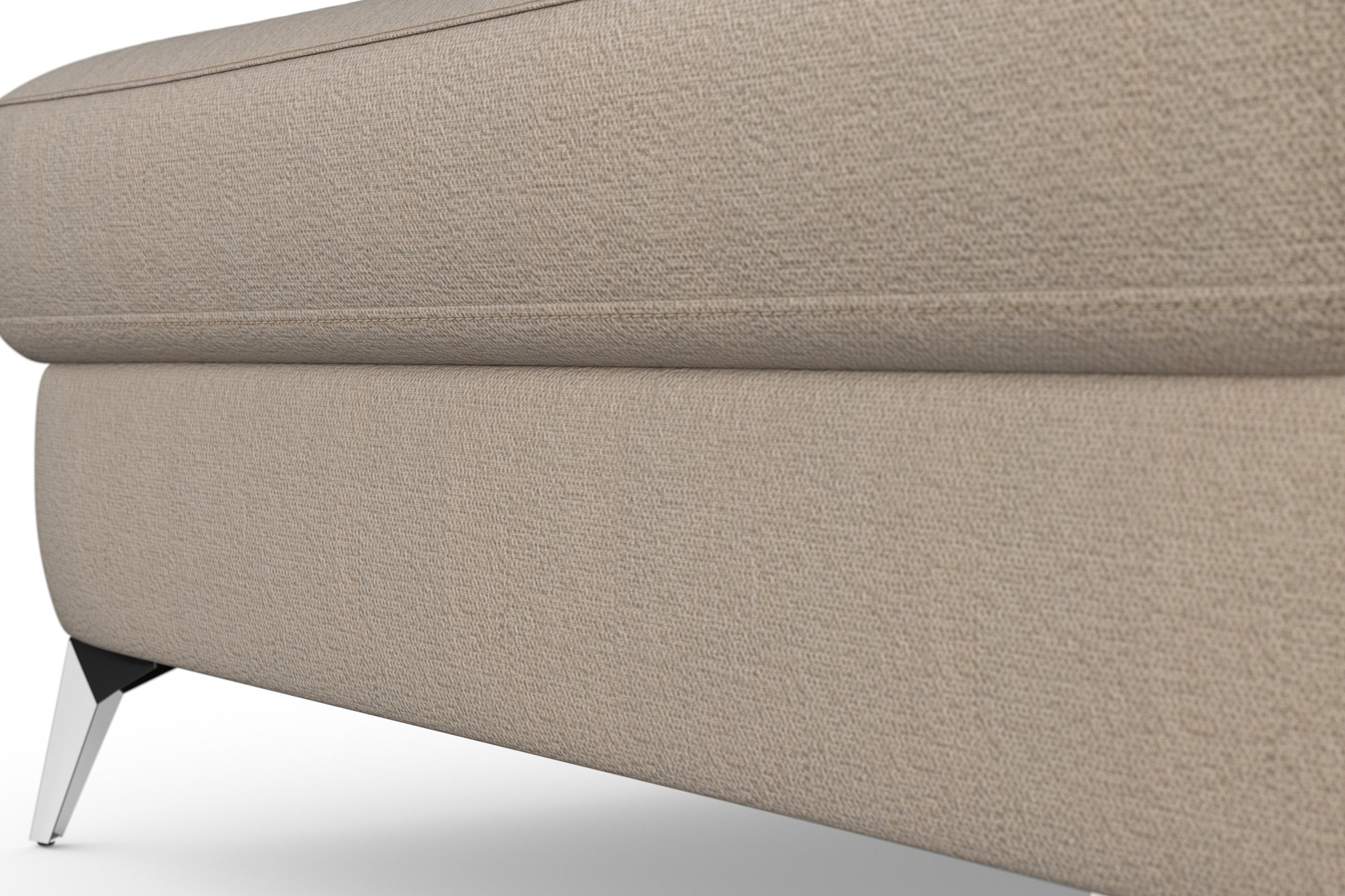 sit&more Ecksofa »Padua L-Form«, inklusive Sitztiefenverstellung, Armteilfunktion und Federkern