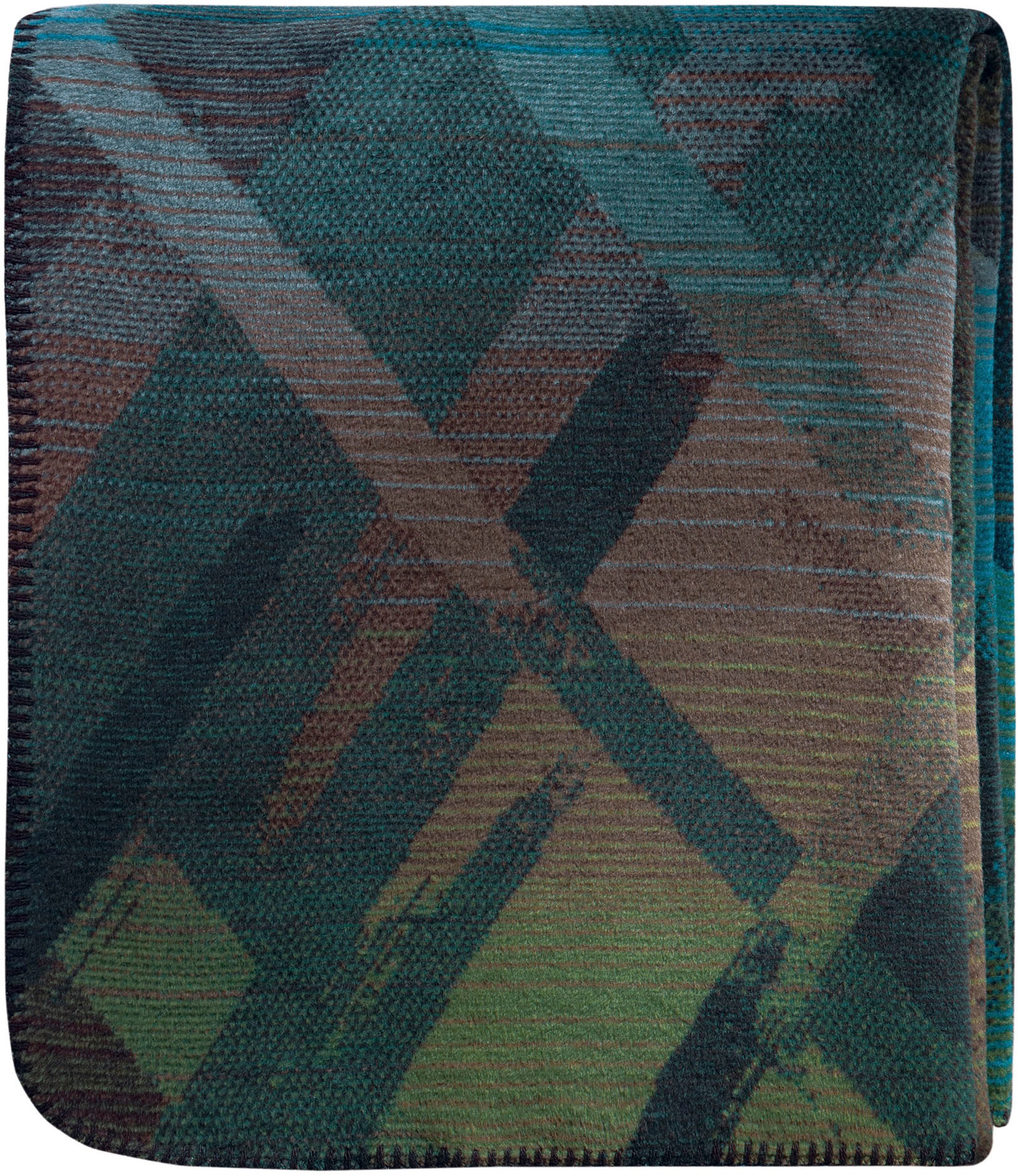 Biederlack Wohndecke »Mossy Glow mit geketteltem Zierstich« Made in Germany günstig online kaufen