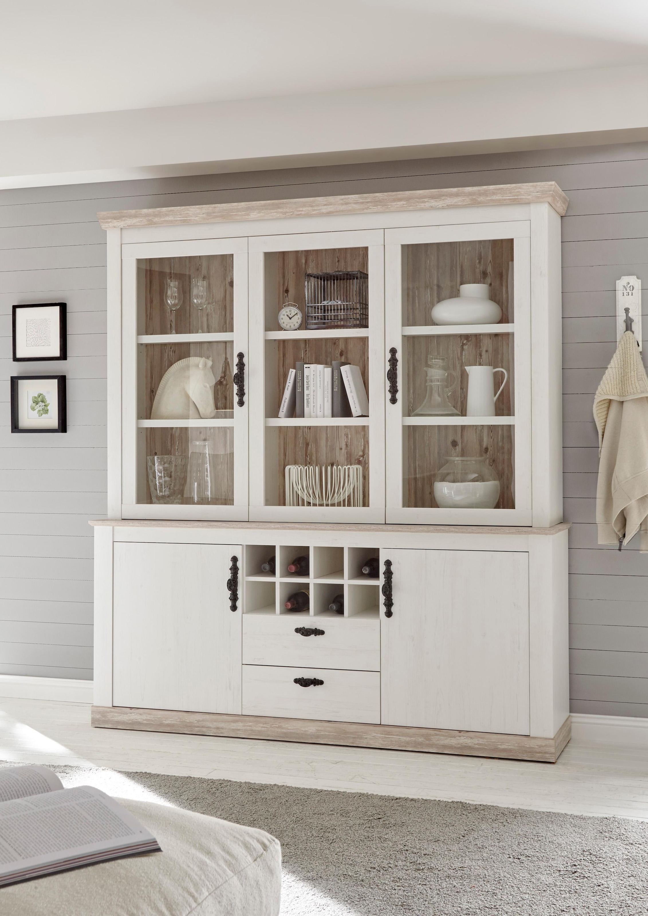 Home affaire Buffet »Florenz«, im romantischen Landhaus-Look, Höhe 205 cm