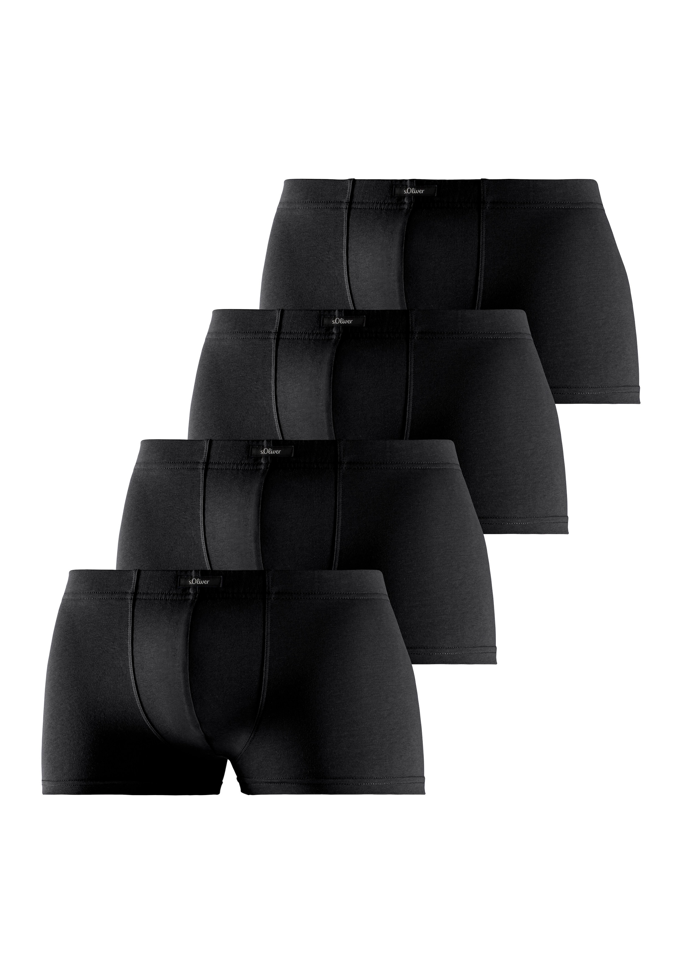 s.Oliver Hipster, (Packung, 4 St.), mit kleinem Markenlabel vorn