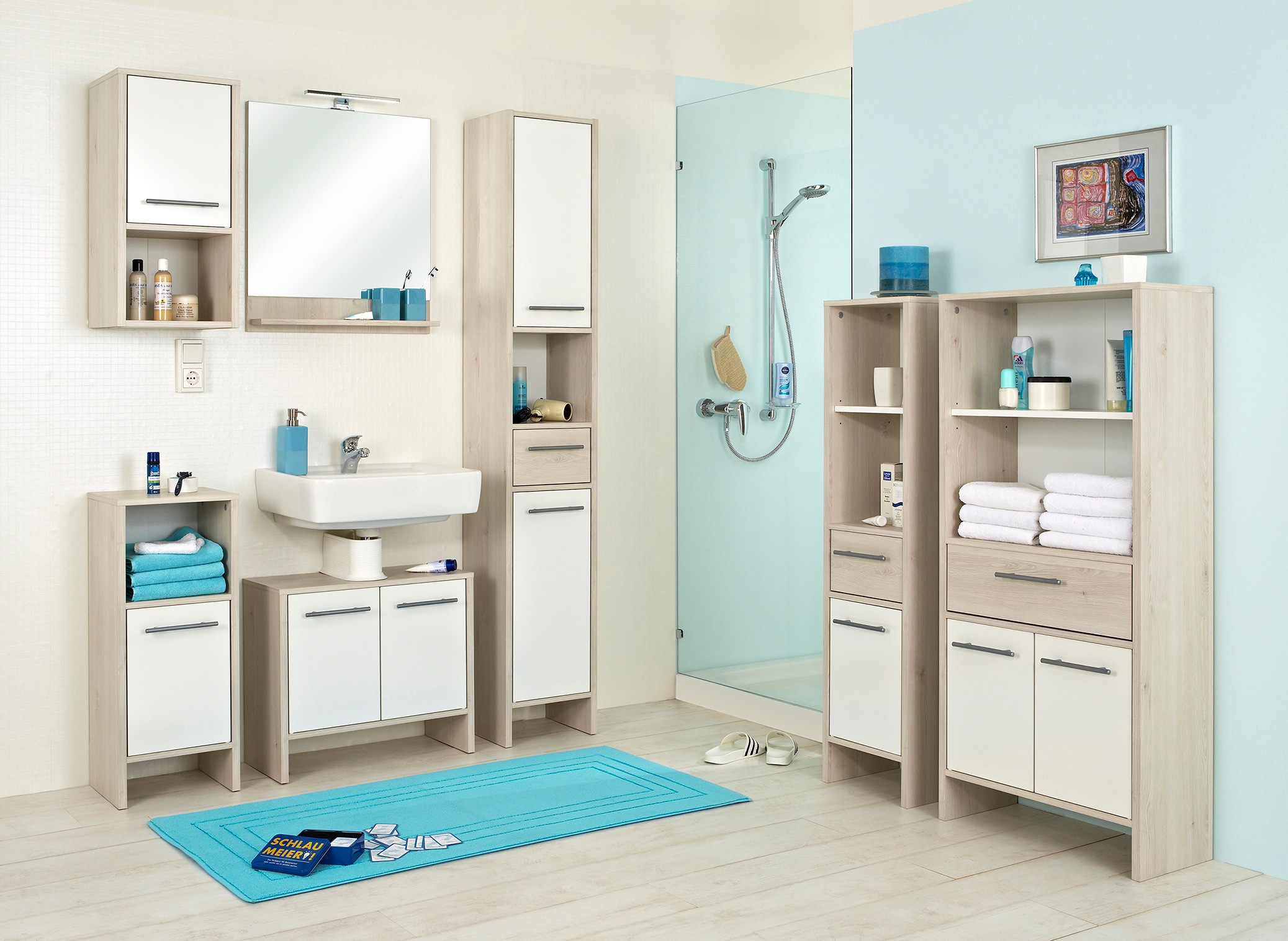 Saphir Waschbeckenunterschrank »Quickset 350 Unterbeckenschrank, 62 cm brei günstig online kaufen