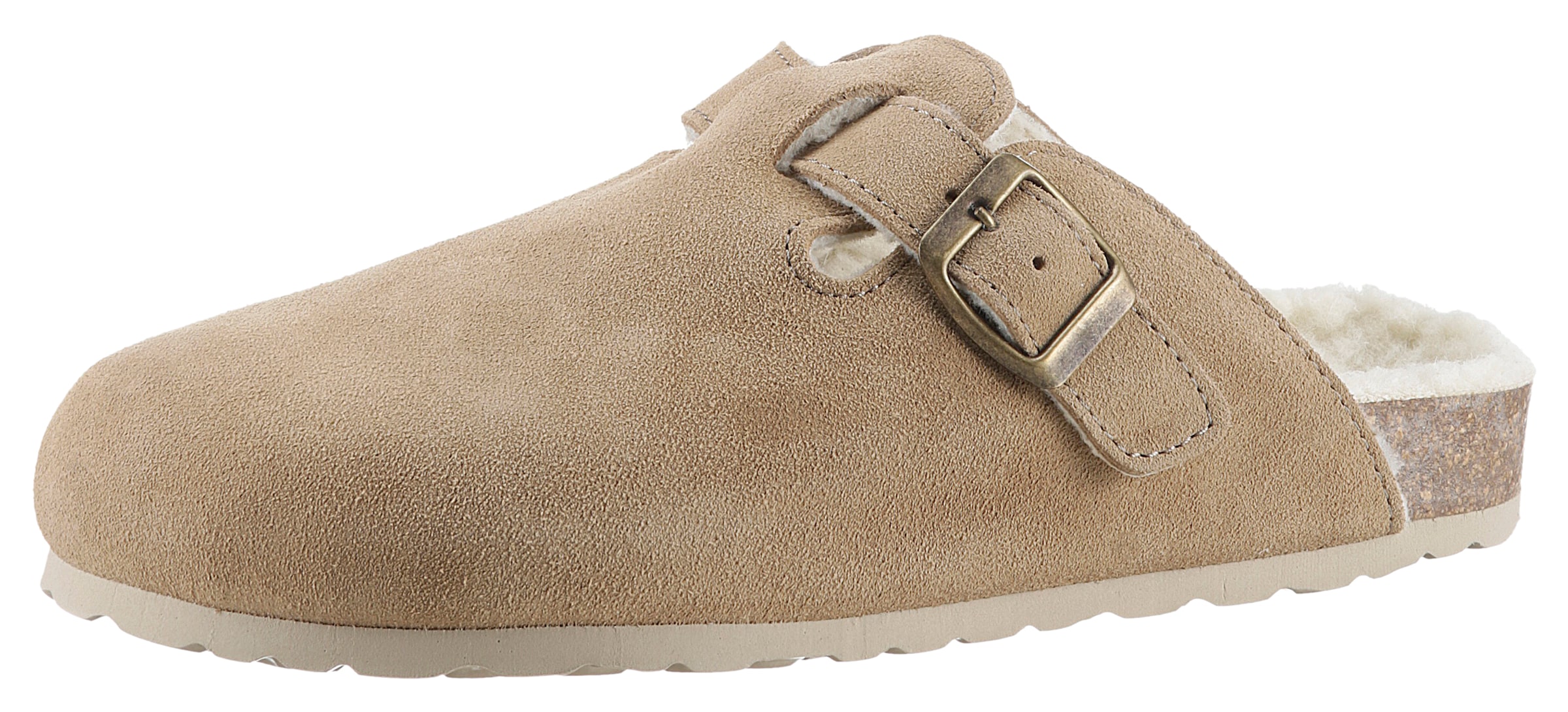 BIO Life Clog »Esc«, Hausschuh, Schlappen, Homeslipper mit Warmfutter
