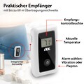 ADE Bratenthermometer »BBQ1408«, Funk-Grillthermometer mit Touch-Display und Messgabel aus Edelstahl