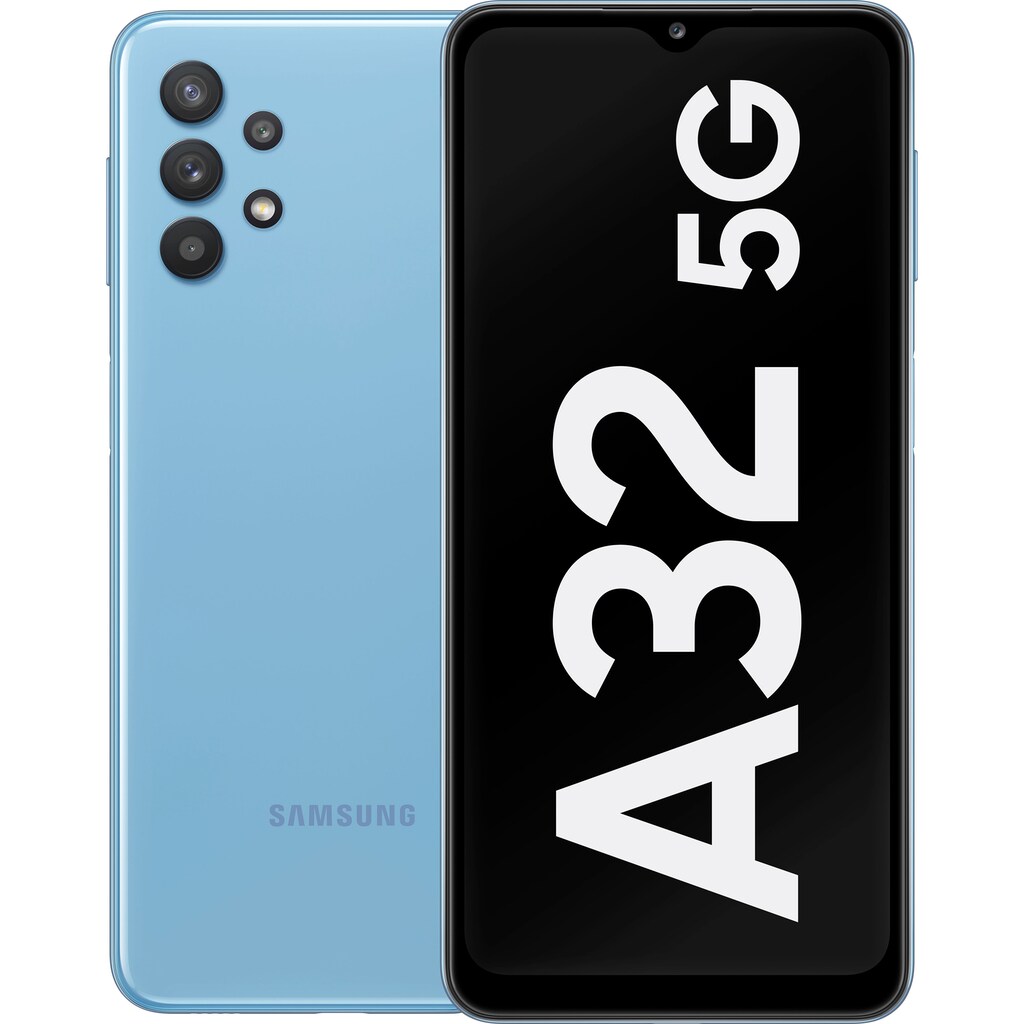 Samsung Smartphone »Galaxy A32 5G«, Blue, 16,55 cm/6,5 Zoll, 64 GB Speicherplatz, 48 MP Kamera, 5G