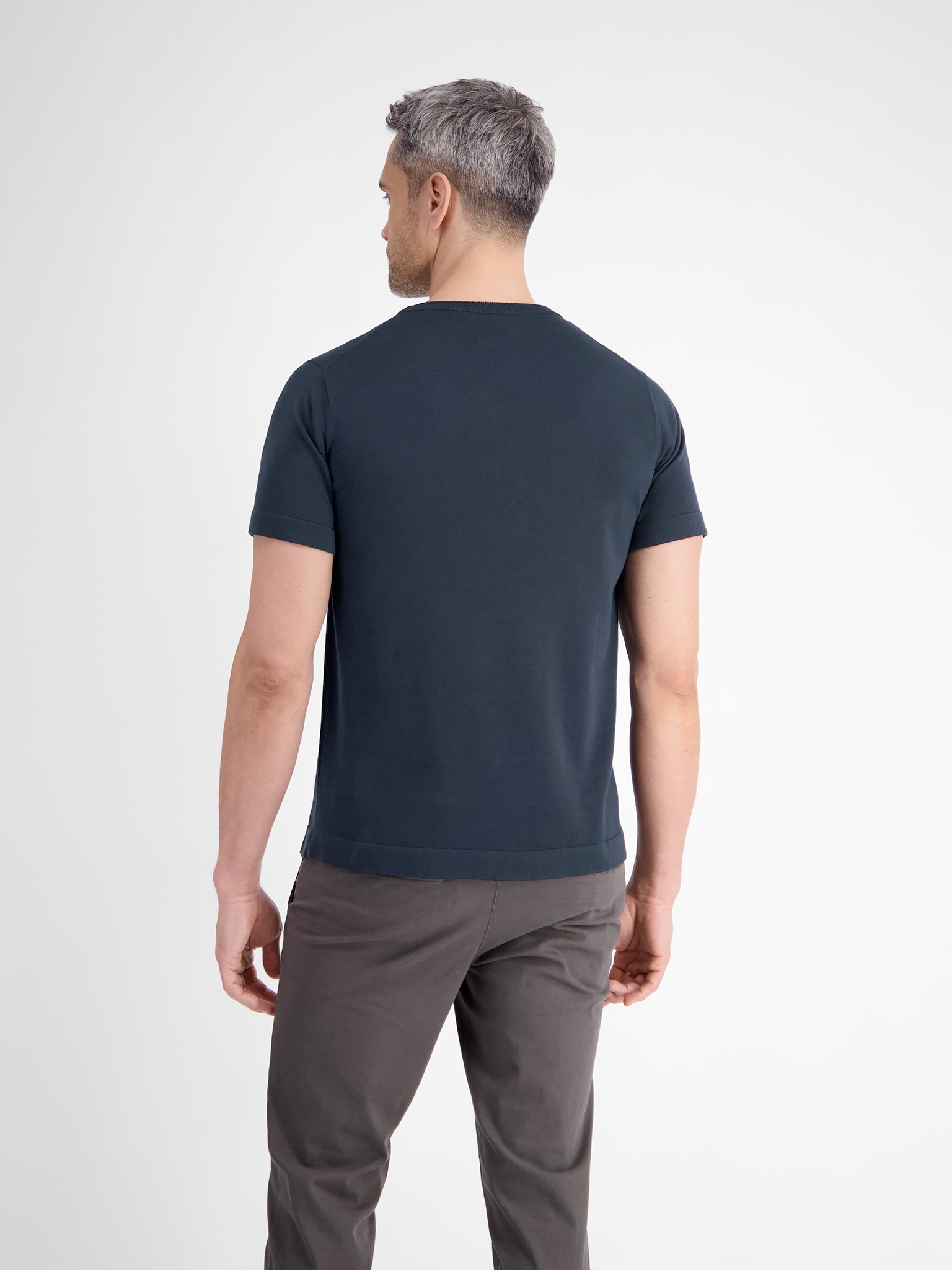 LERROS Kurzarmshirt in Feinstrick