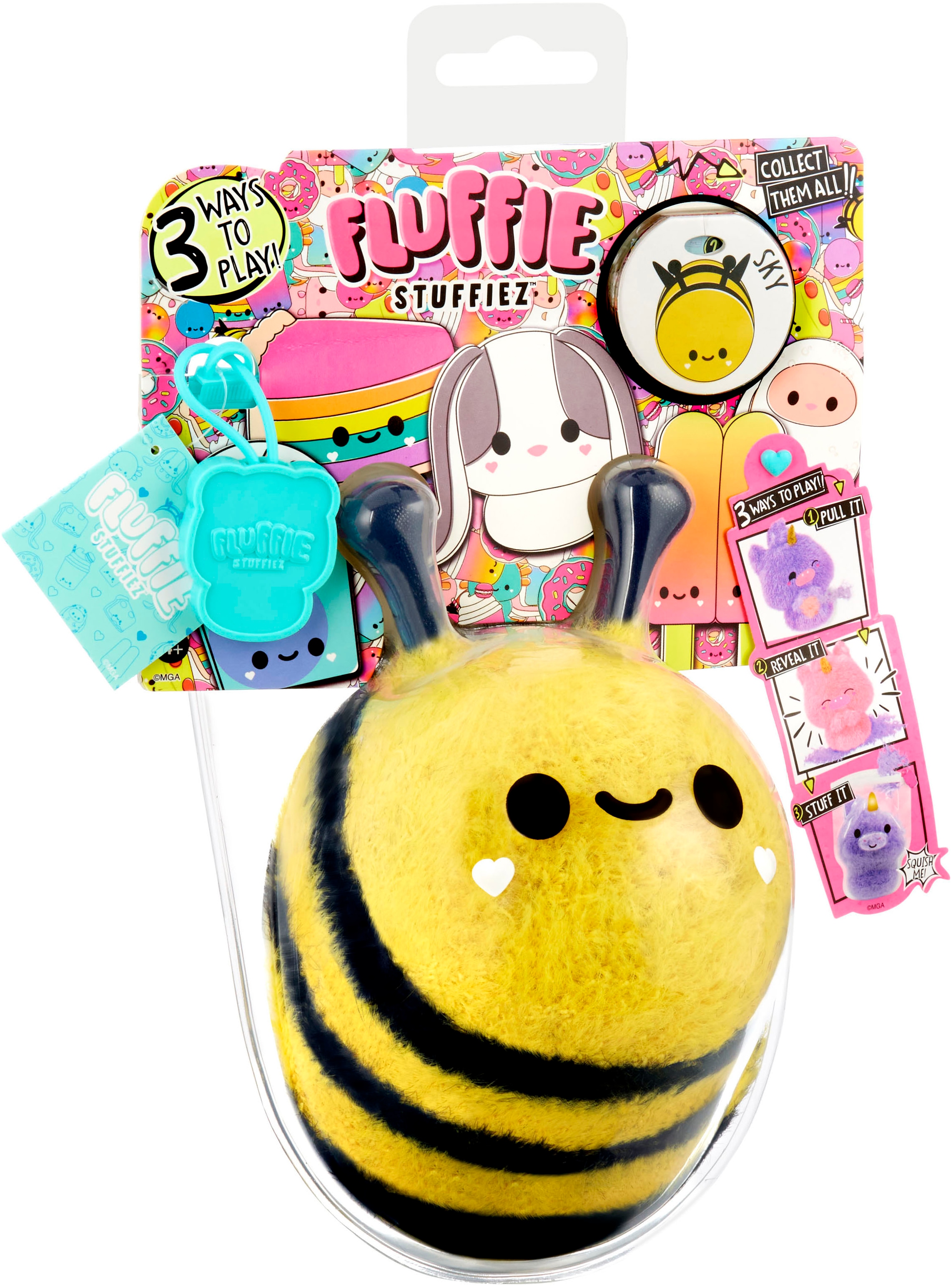 Plüschfigur »Fluffie Stuffiez Small Plush - Bee/ Lady Bug«