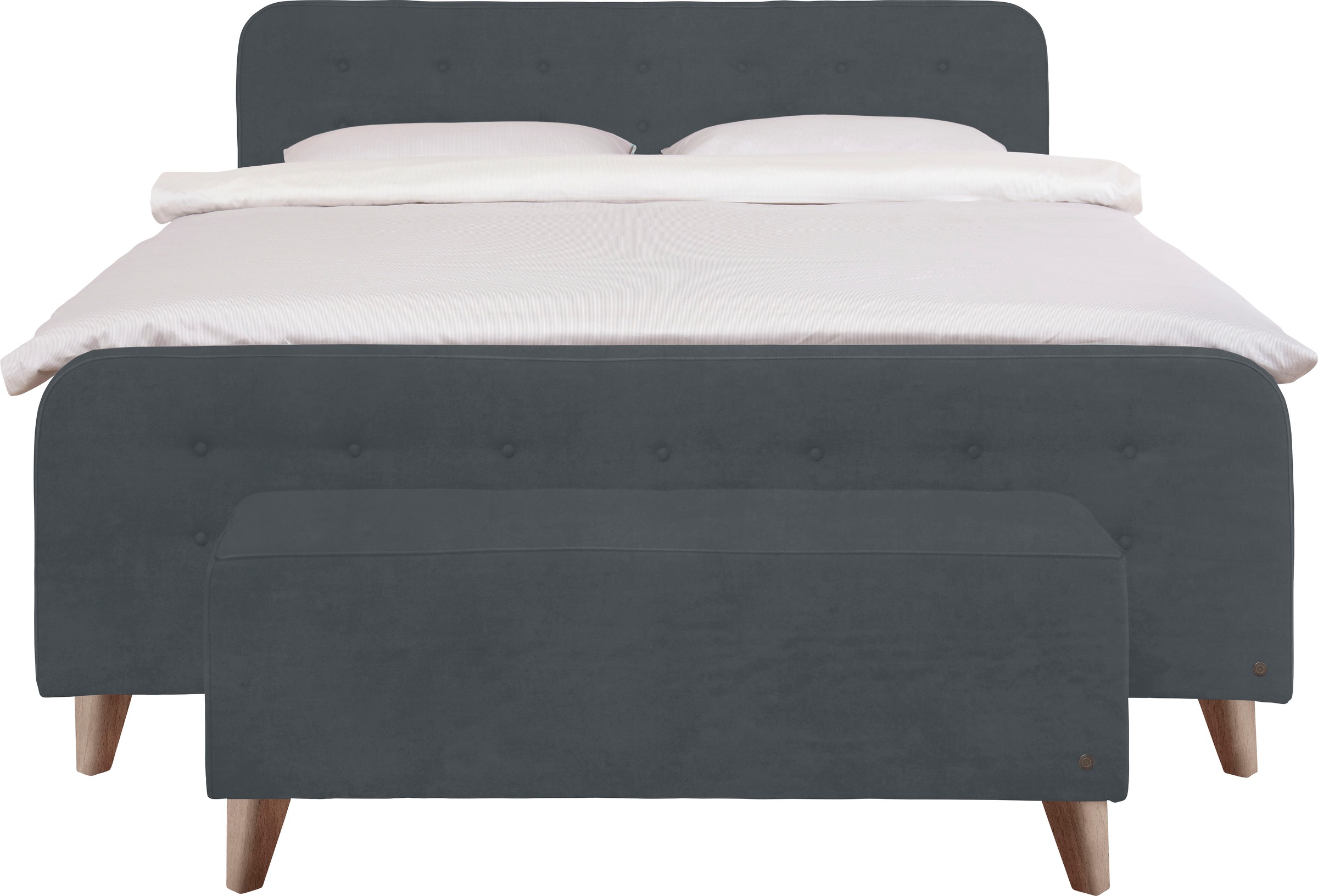 TOM TAILOR HOME Hockerbank »NORDIC« mit Knopfheftung auf der Sitzfläche