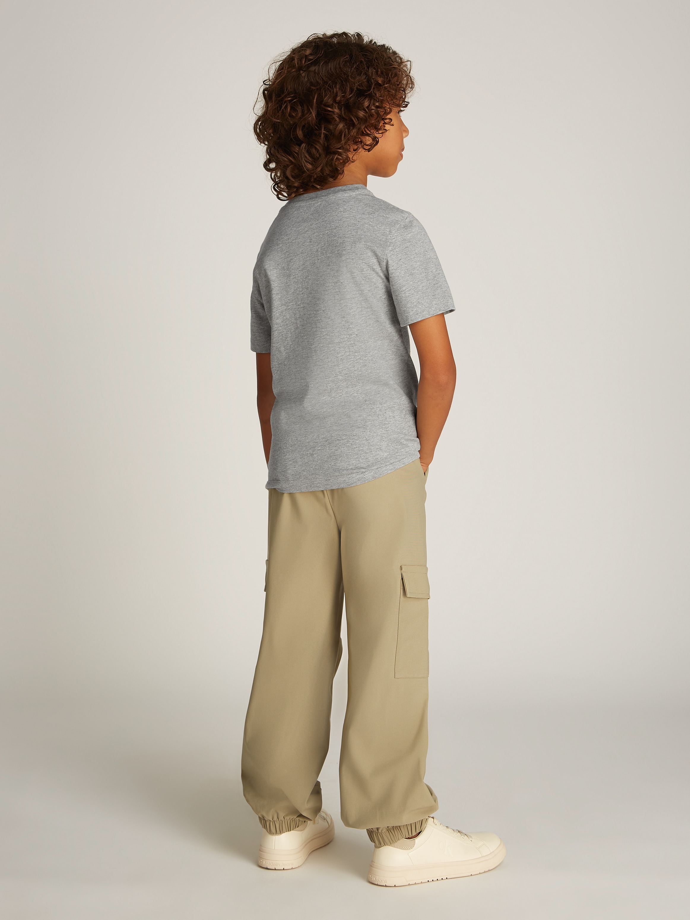 Calvin Klein Jeans T-Shirt »2-PACK MONOGRAM TOP«, (2 tlg.), für Kinder bis 16 Jahre mit Logoprägung