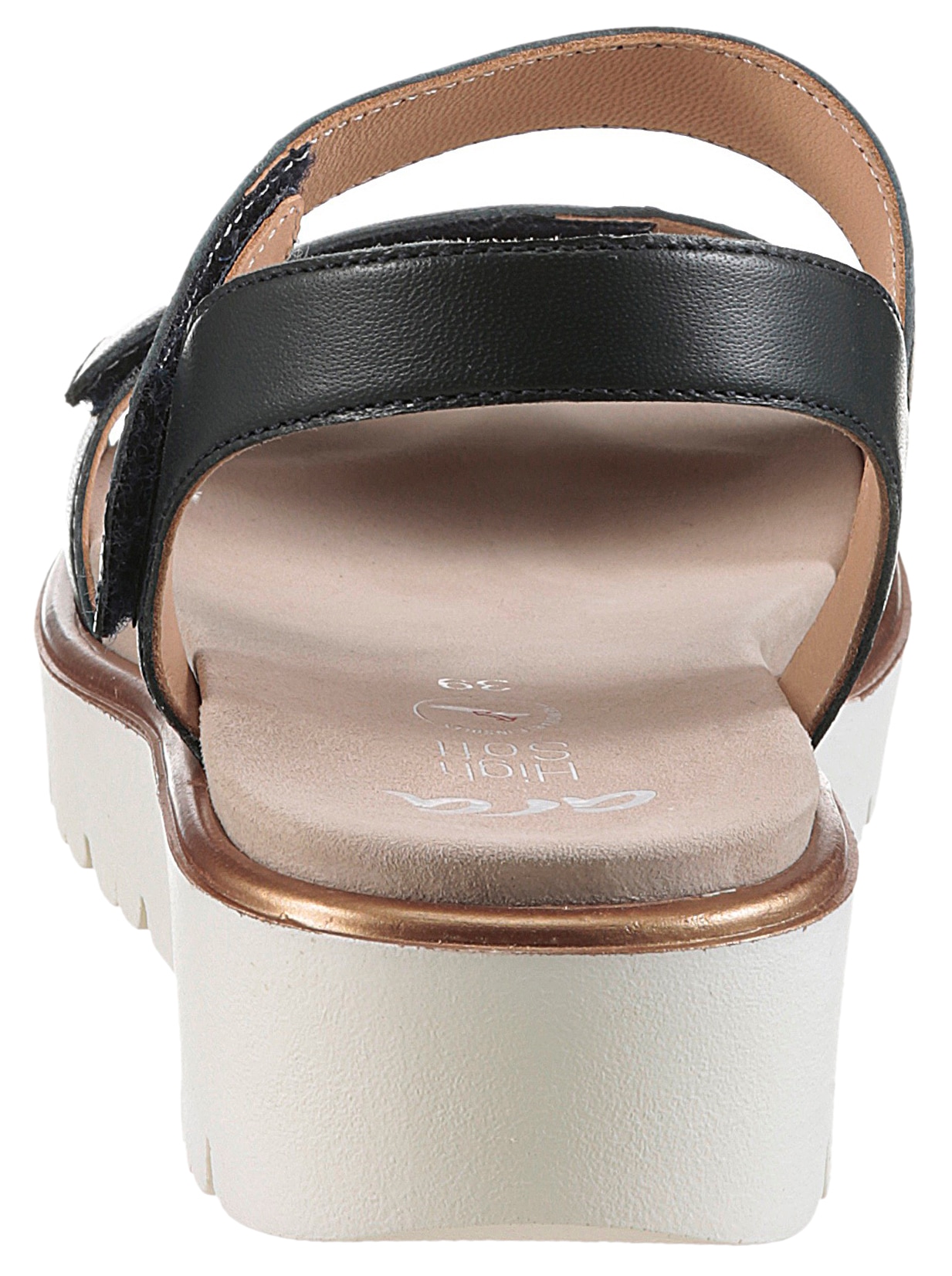 Ara Keilsandalette »BILBAO«  , Sommerschuh, Sandale, Keilabsatz, Klett, Weite G (weit)