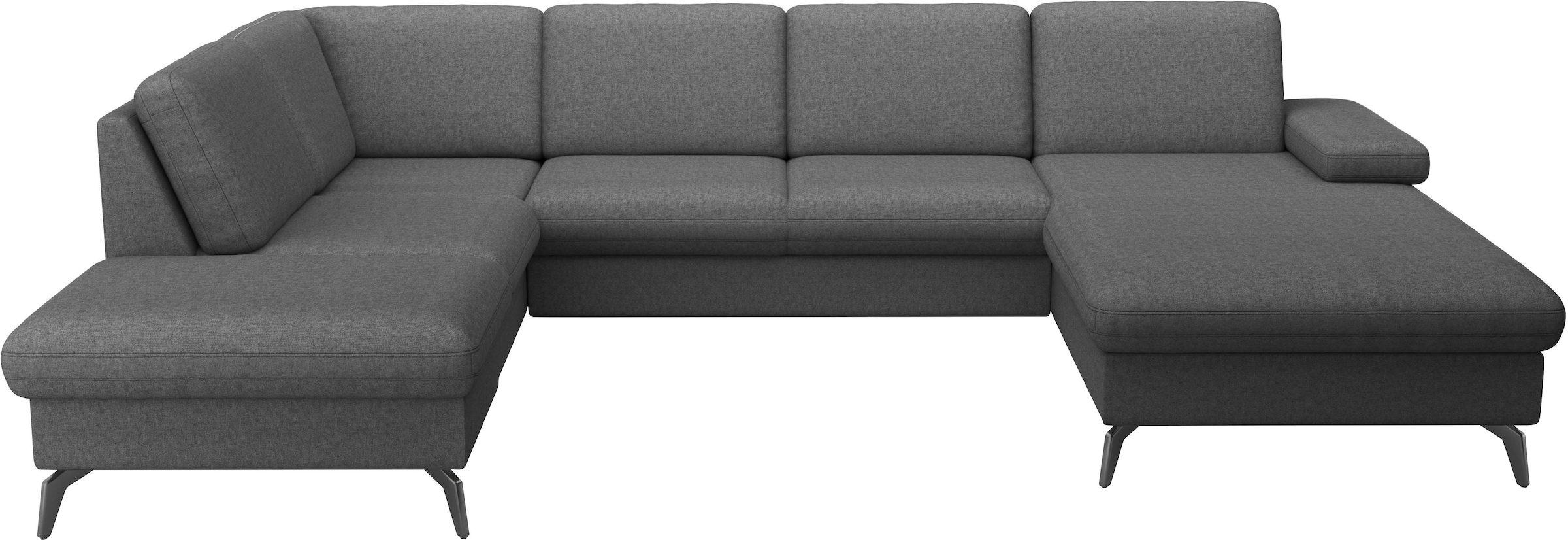 sit&more Wohnlandschaft »Morris Jubi U-Form«, inkl. Armteilfunktion und 1 Zierkissen, wahlweise mit Bettfunktion